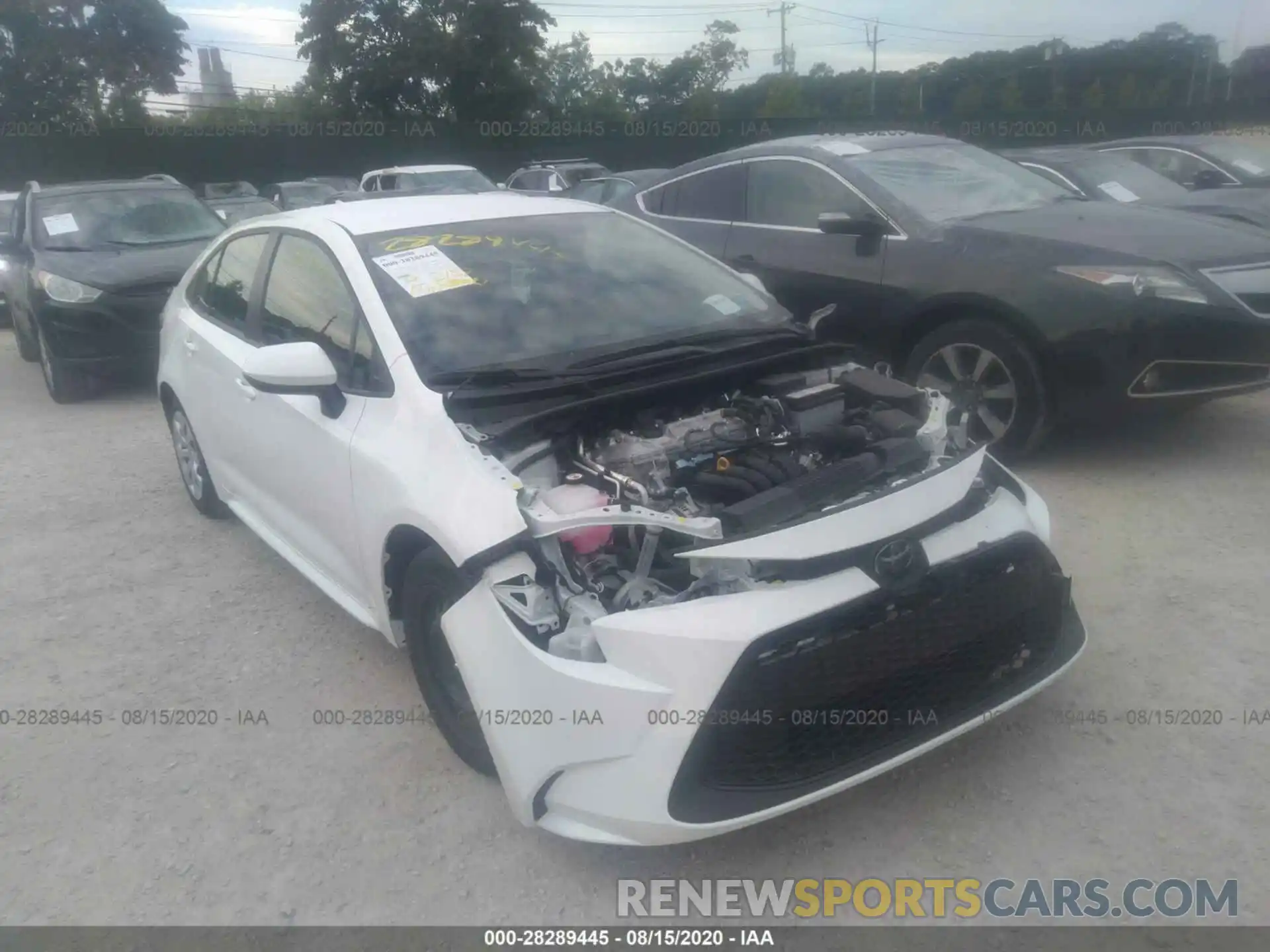 1 Photograph of a damaged car JTDEPMAE5MJ120542 TOYOTA COROLLA 2021