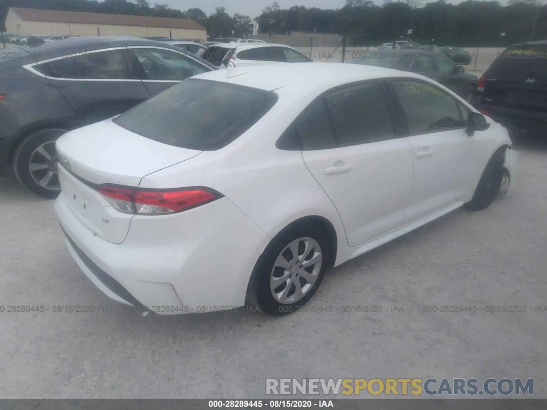 4 Photograph of a damaged car JTDEPMAE5MJ120542 TOYOTA COROLLA 2021