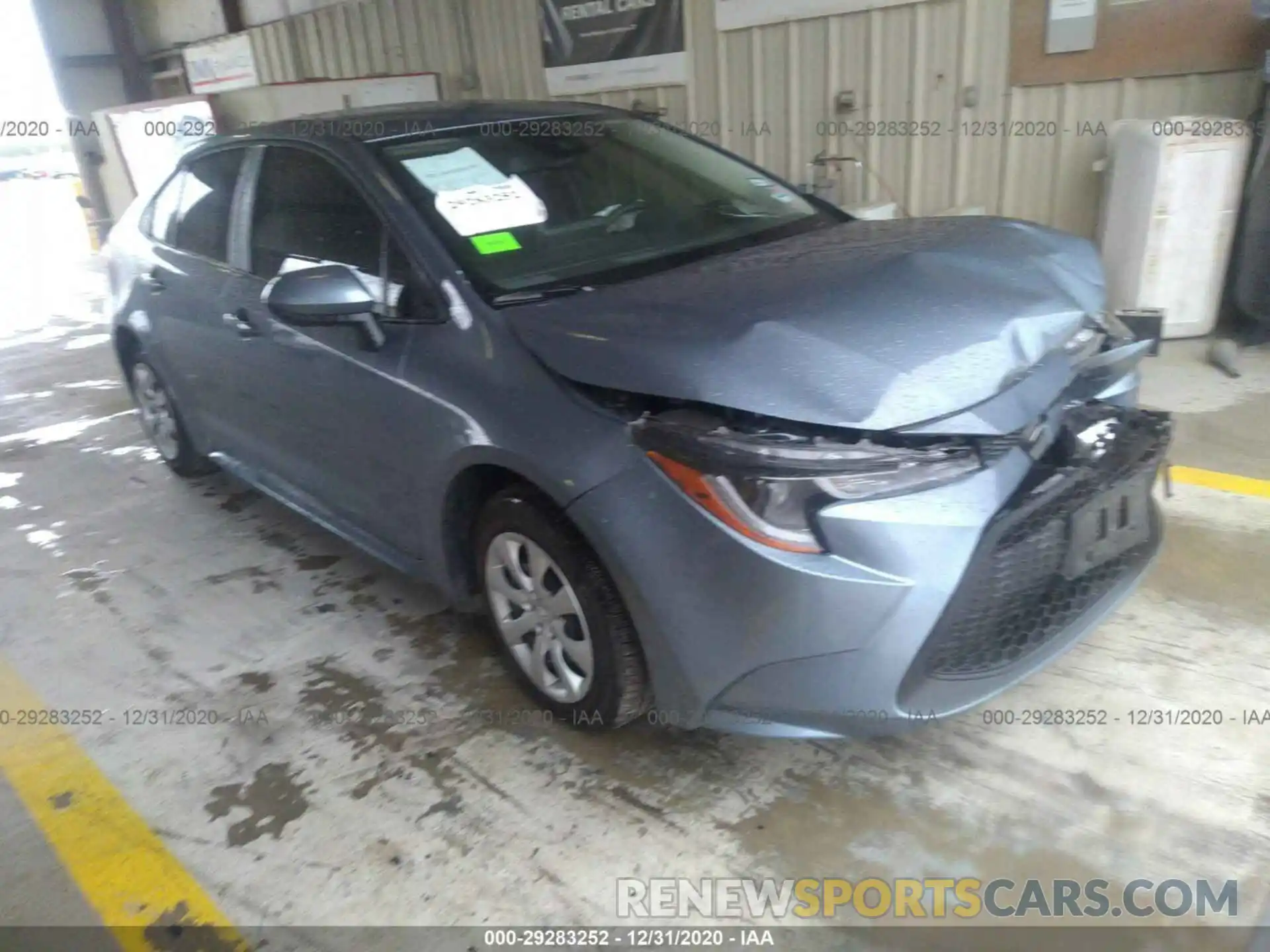 1 Photograph of a damaged car JTDEPMAE5MJ120931 TOYOTA COROLLA 2021