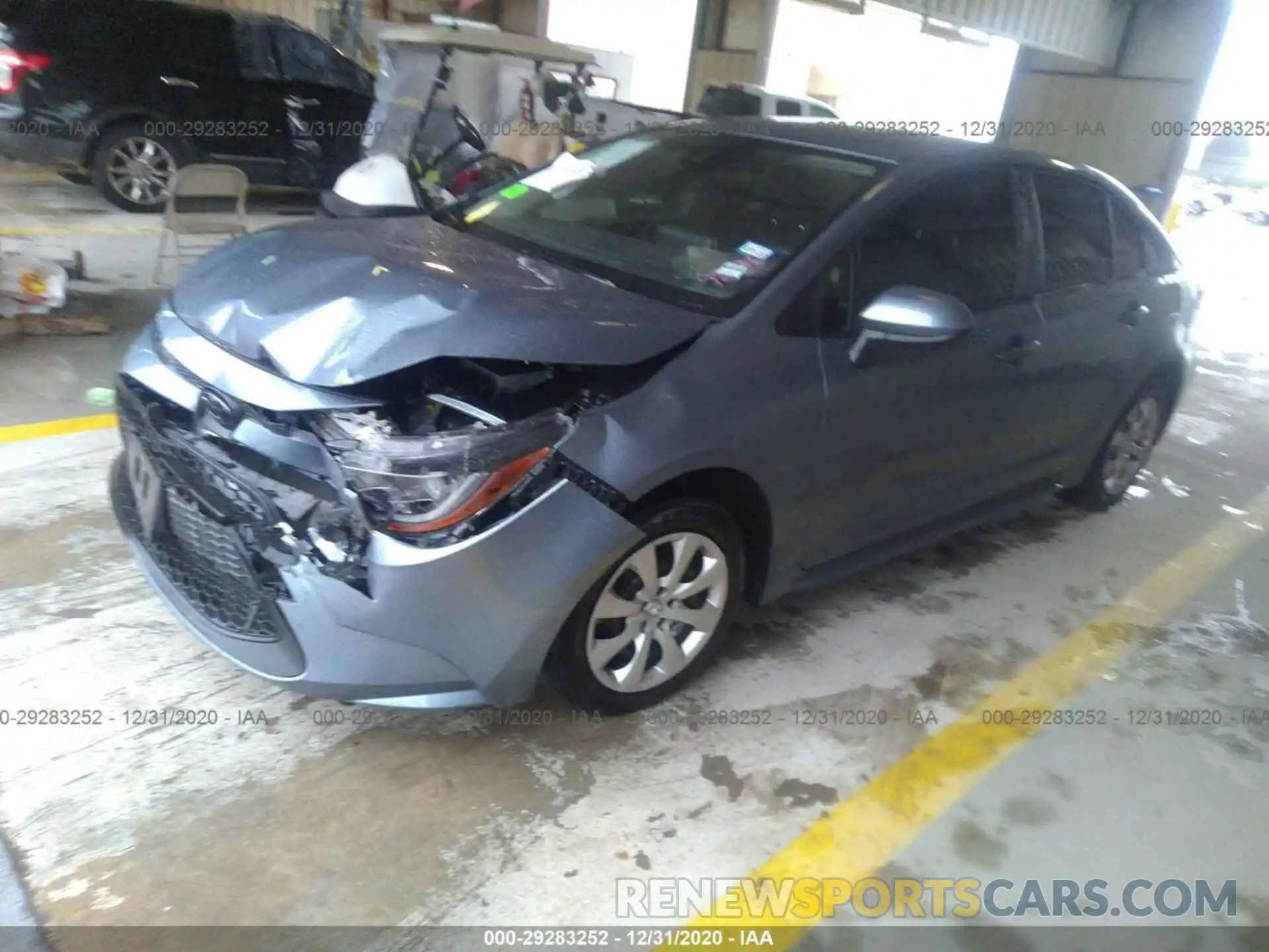 2 Photograph of a damaged car JTDEPMAE5MJ120931 TOYOTA COROLLA 2021