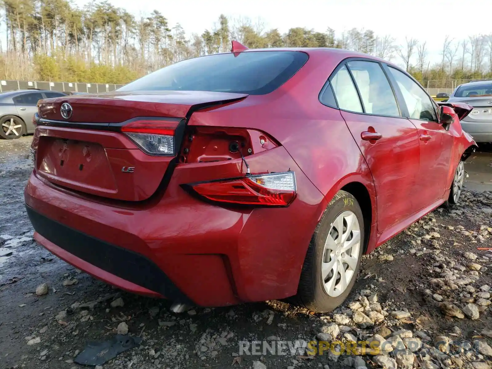 4 Photograph of a damaged car JTDEPMAE5MJ121402 TOYOTA COROLLA 2021