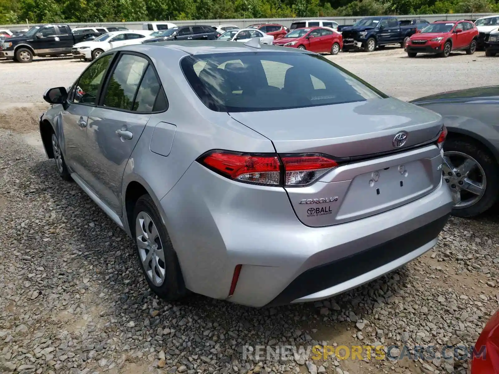 3 Photograph of a damaged car JTDEPMAE5MJ121805 TOYOTA COROLLA 2021