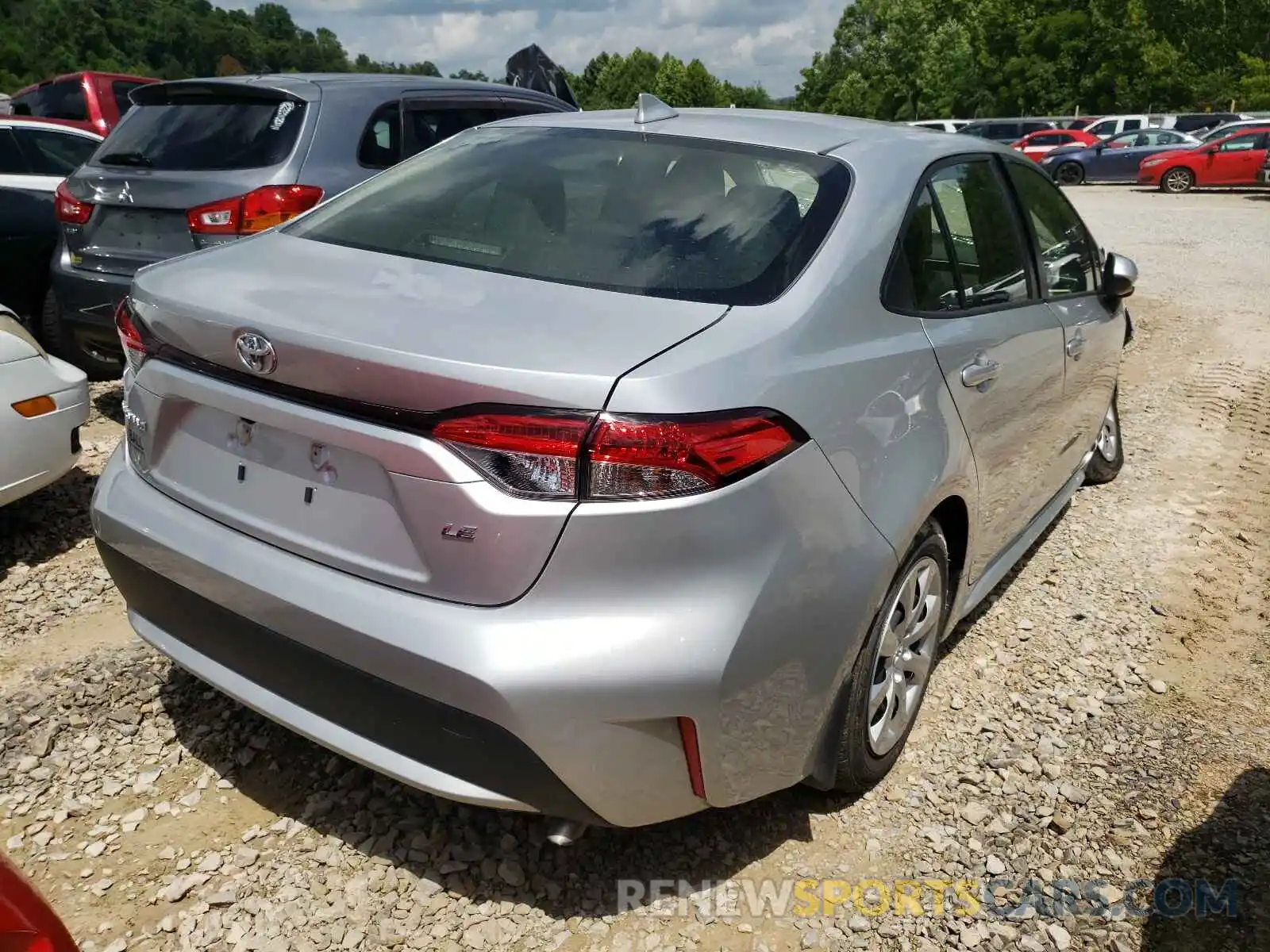 4 Photograph of a damaged car JTDEPMAE5MJ121805 TOYOTA COROLLA 2021