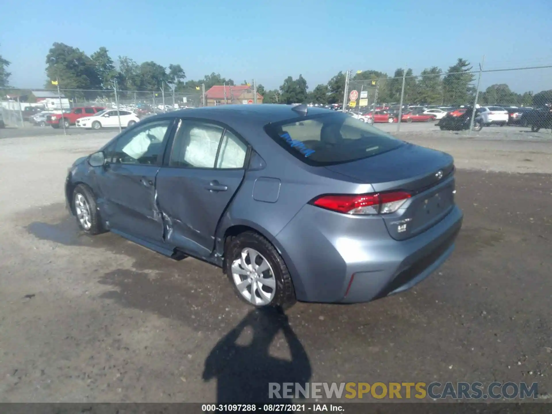 3 Photograph of a damaged car JTDEPMAE5MJ121836 TOYOTA COROLLA 2021