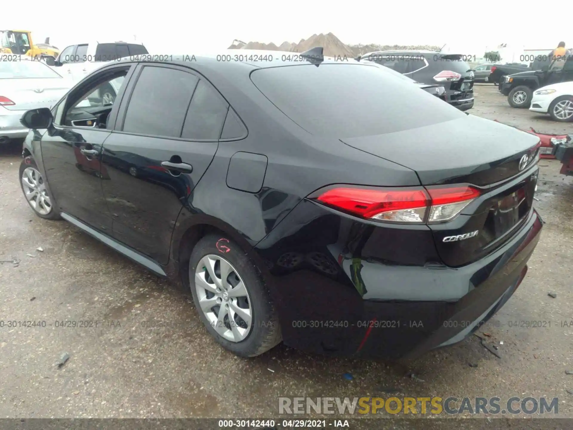 3 Photograph of a damaged car JTDEPMAE5MJ122629 TOYOTA COROLLA 2021