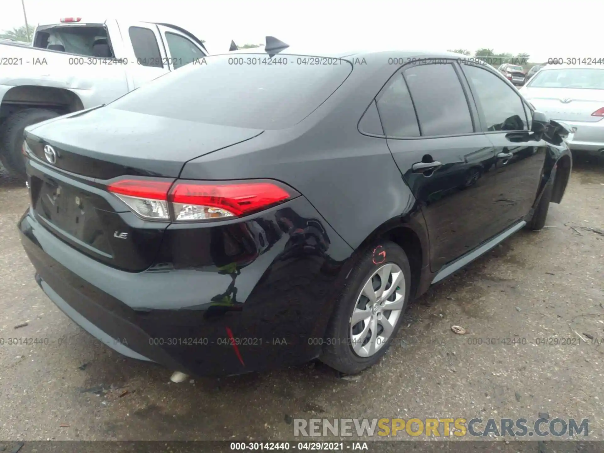 4 Photograph of a damaged car JTDEPMAE5MJ122629 TOYOTA COROLLA 2021