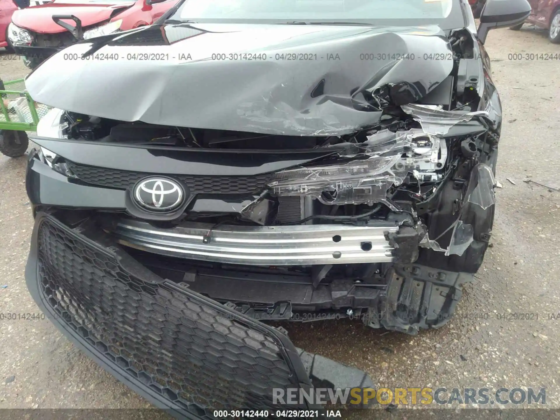 6 Photograph of a damaged car JTDEPMAE5MJ122629 TOYOTA COROLLA 2021