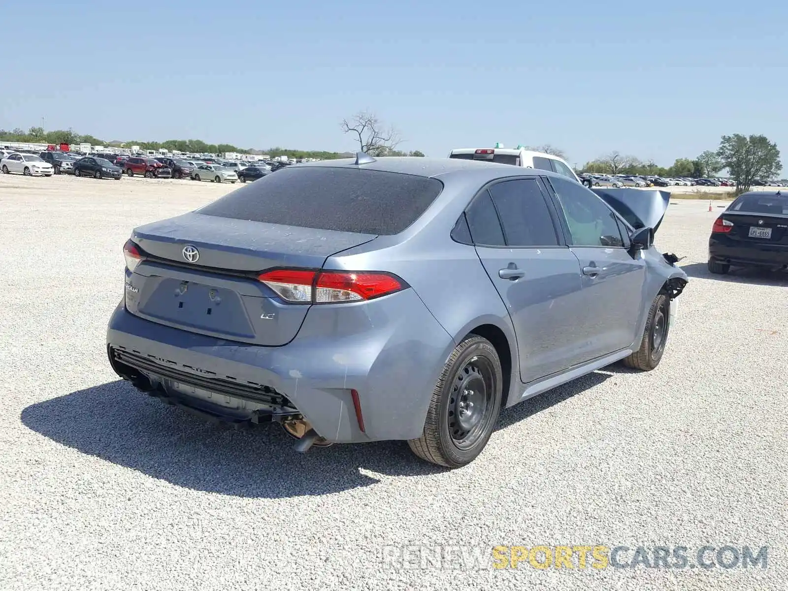 4 Photograph of a damaged car JTDEPMAE5MJ123117 TOYOTA COROLLA 2021