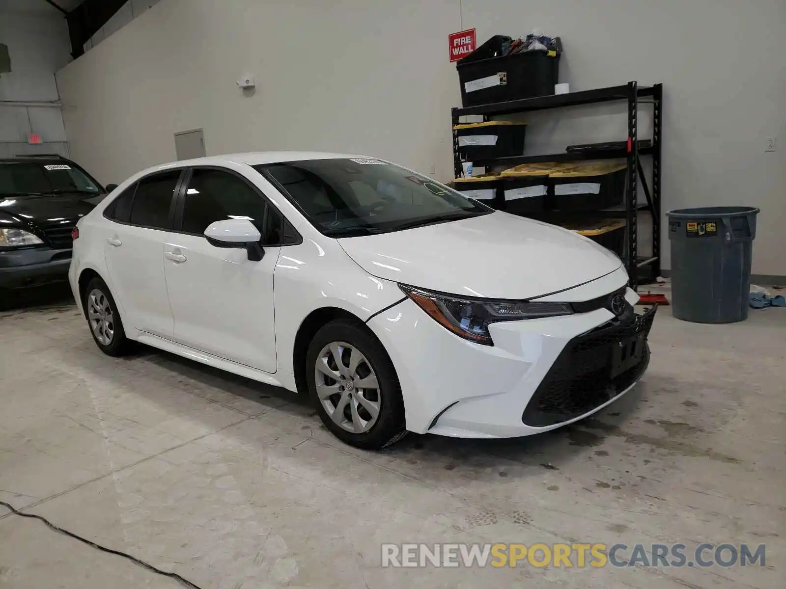 1 Photograph of a damaged car JTDEPMAE5MJ123408 TOYOTA COROLLA 2021