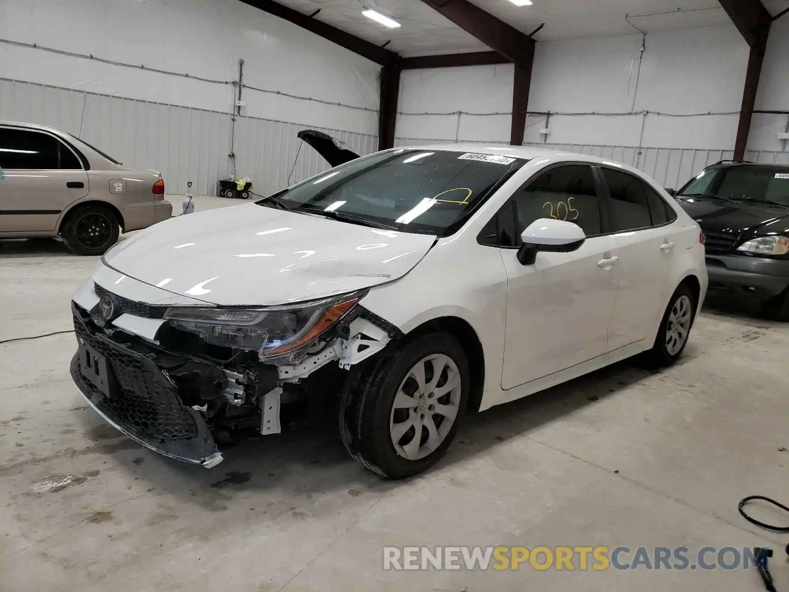 2 Photograph of a damaged car JTDEPMAE5MJ123408 TOYOTA COROLLA 2021