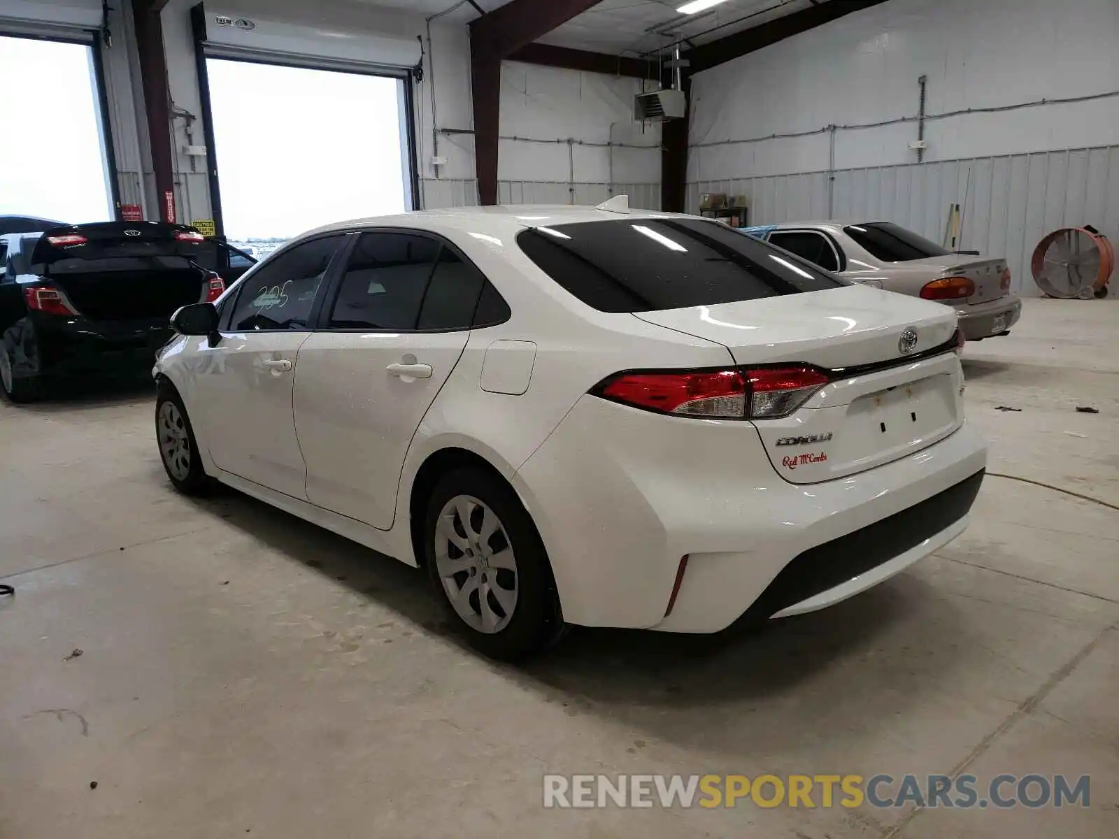 3 Photograph of a damaged car JTDEPMAE5MJ123408 TOYOTA COROLLA 2021