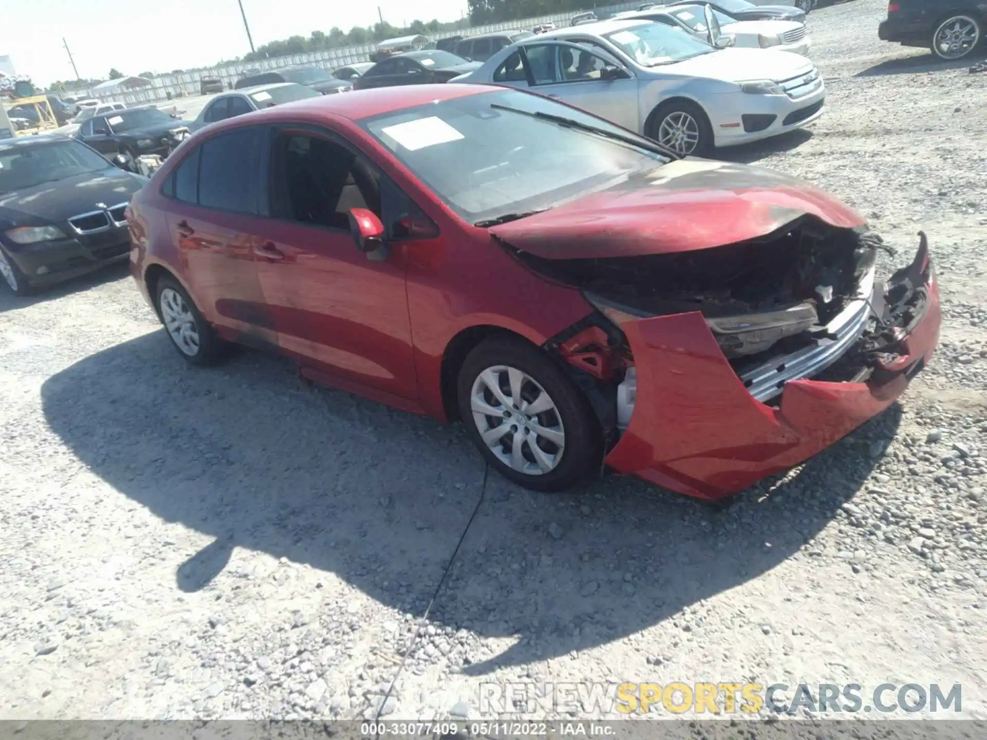 1 Photograph of a damaged car JTDEPMAE5MJ123750 TOYOTA COROLLA 2021