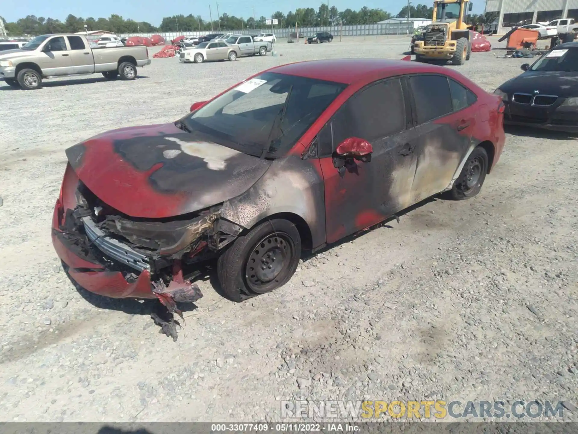 2 Photograph of a damaged car JTDEPMAE5MJ123750 TOYOTA COROLLA 2021