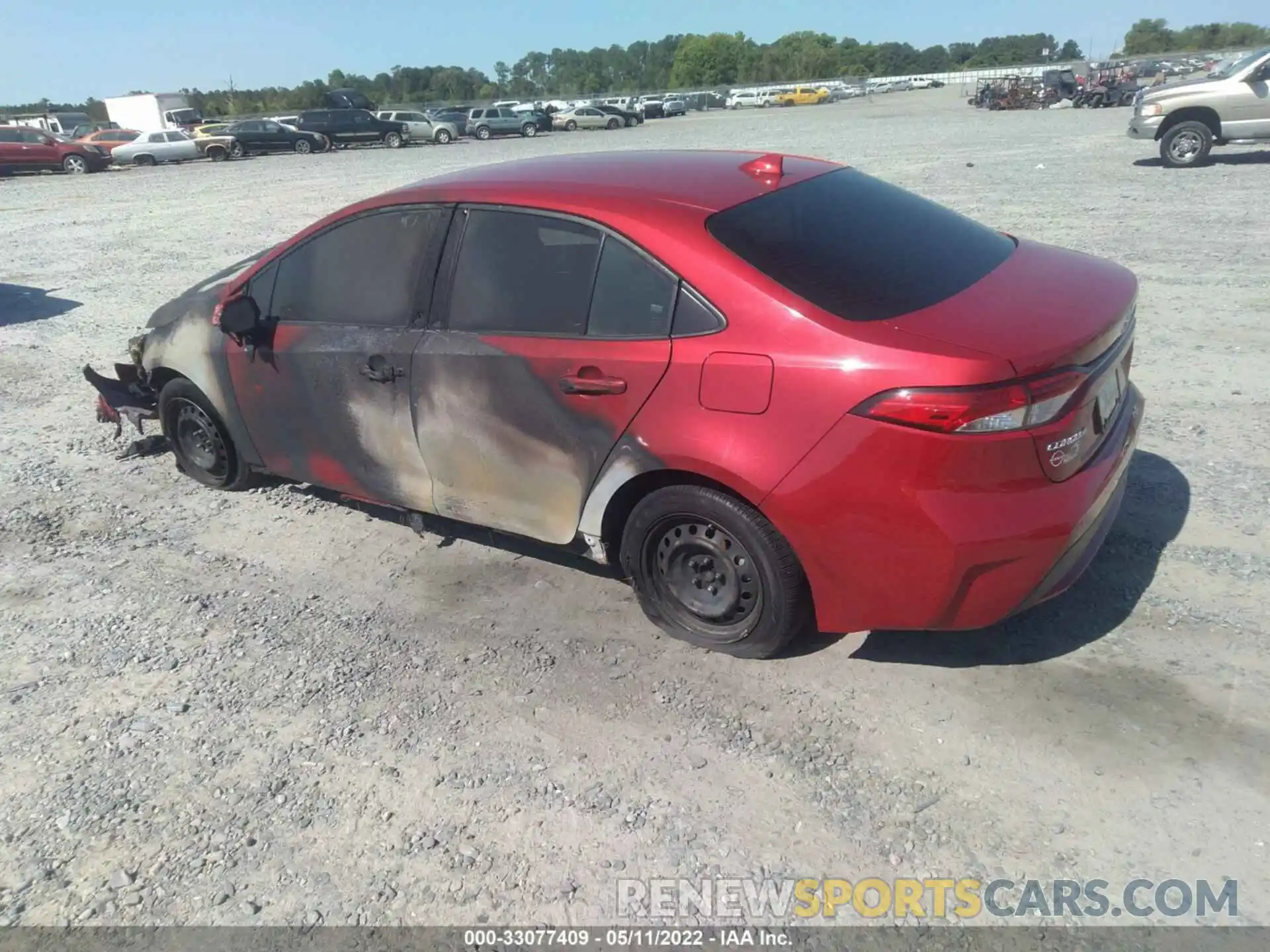 3 Photograph of a damaged car JTDEPMAE5MJ123750 TOYOTA COROLLA 2021