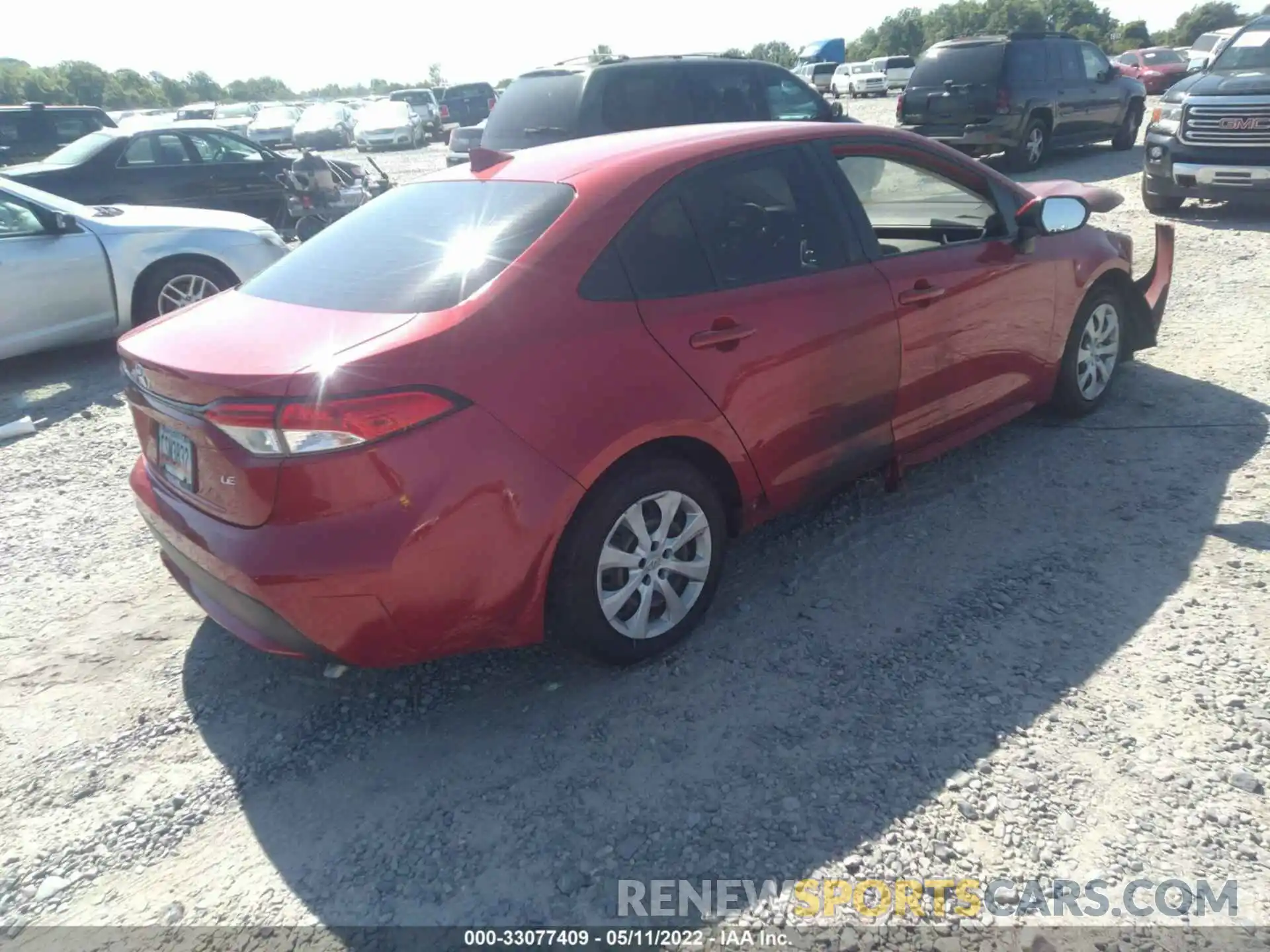 4 Photograph of a damaged car JTDEPMAE5MJ123750 TOYOTA COROLLA 2021