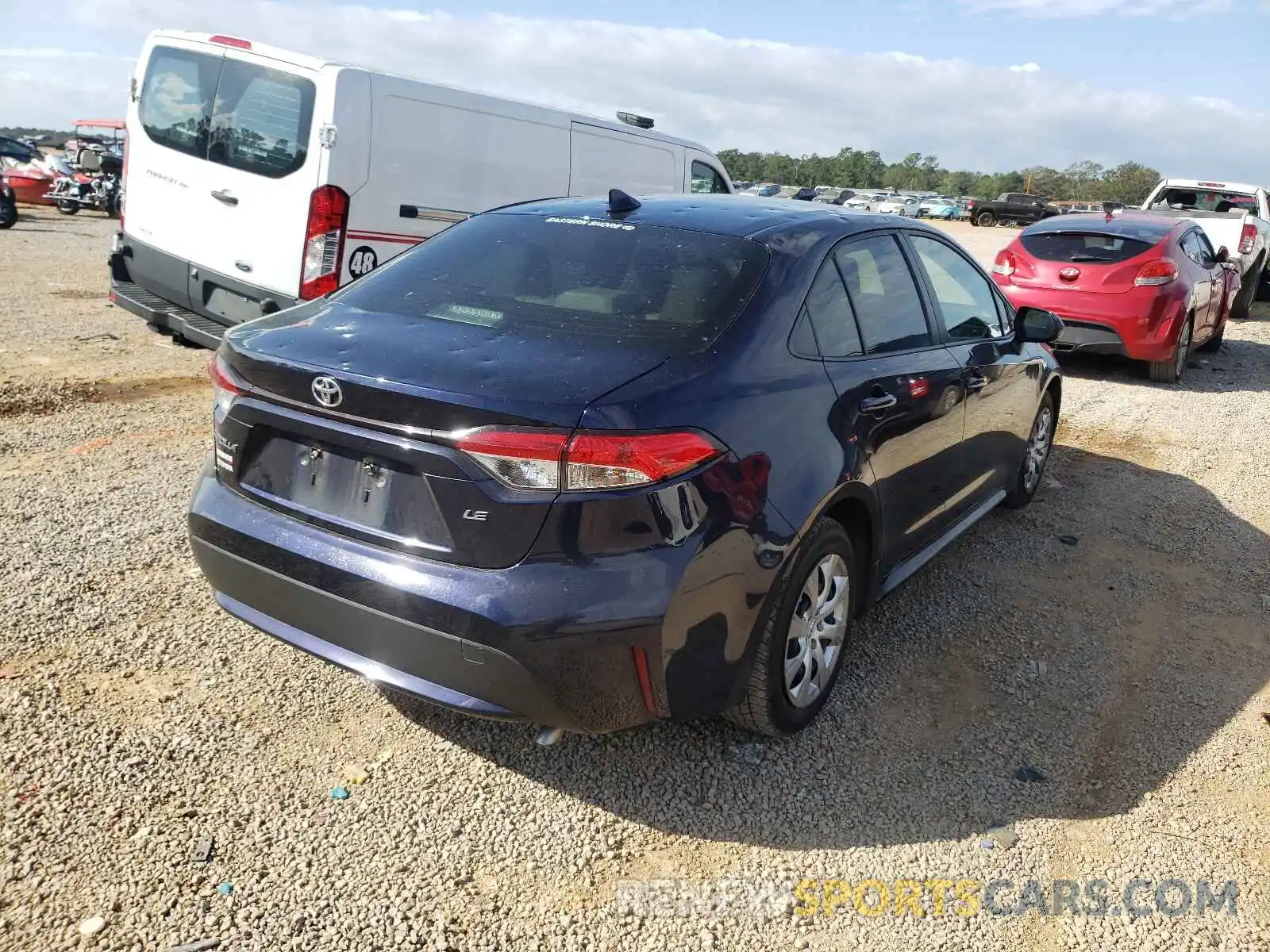 4 Photograph of a damaged car JTDEPMAE5MJ123814 TOYOTA COROLLA 2021