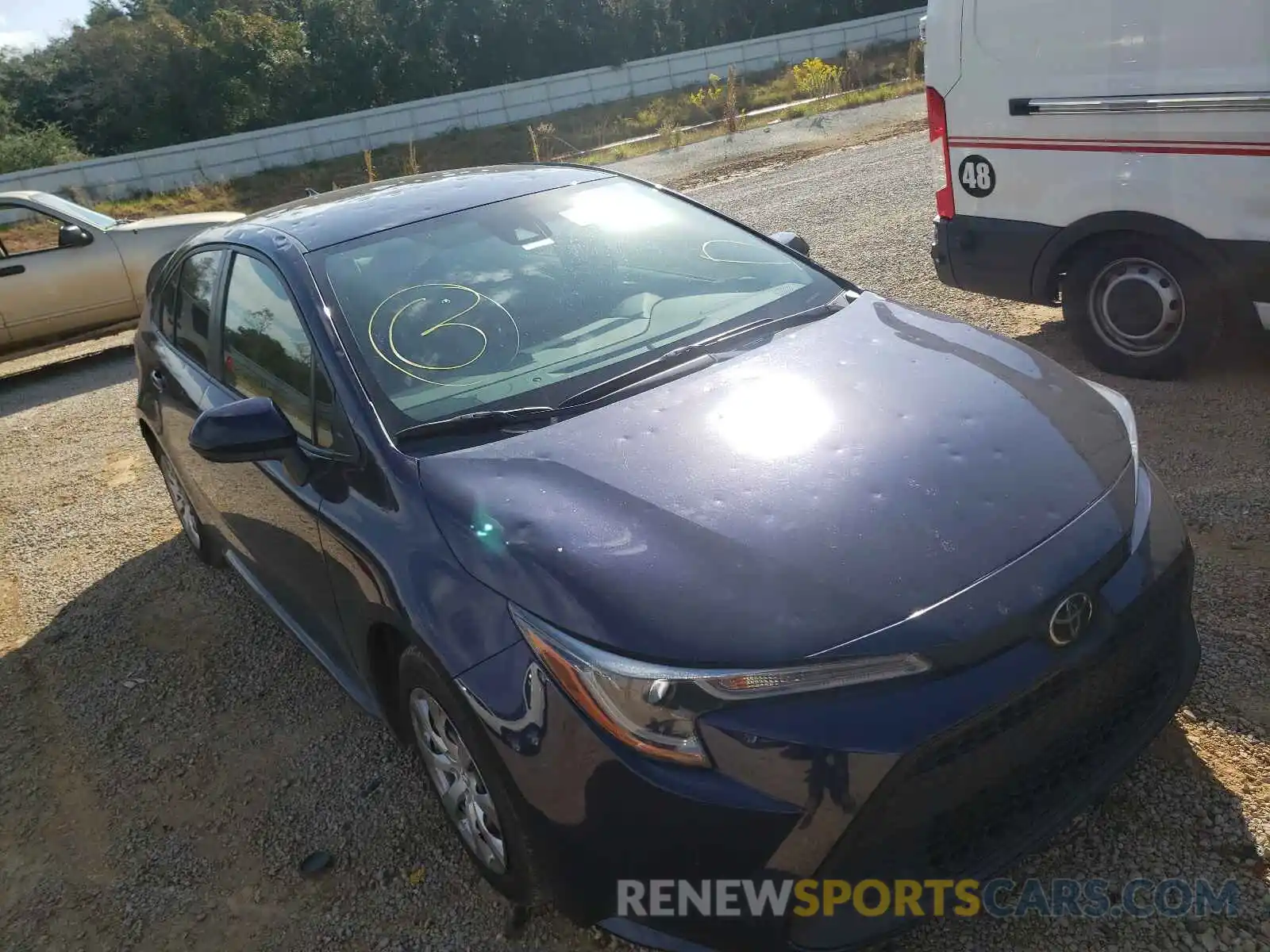 9 Photograph of a damaged car JTDEPMAE5MJ123814 TOYOTA COROLLA 2021