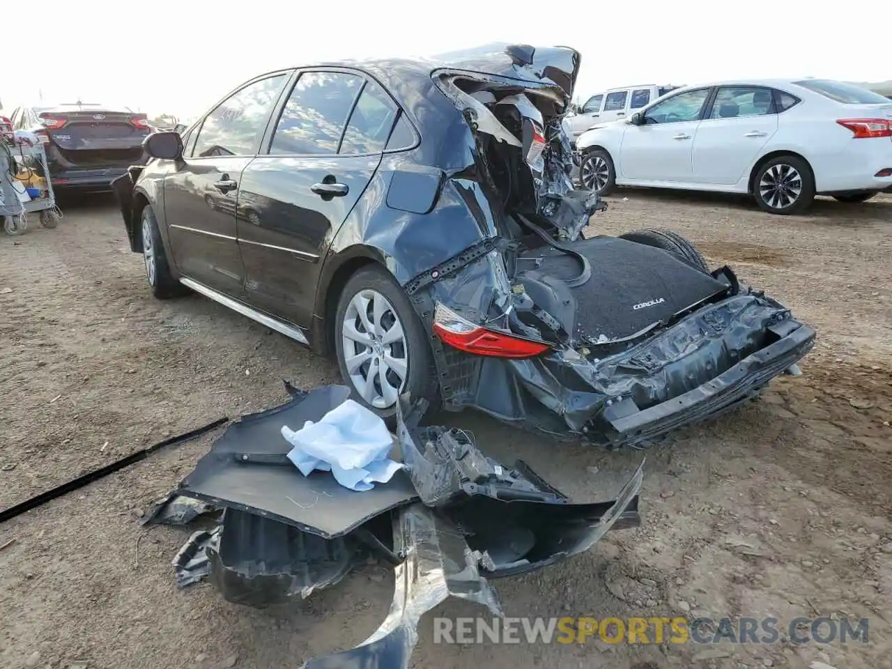 3 Photograph of a damaged car JTDEPMAE5MJ124381 TOYOTA COROLLA 2021