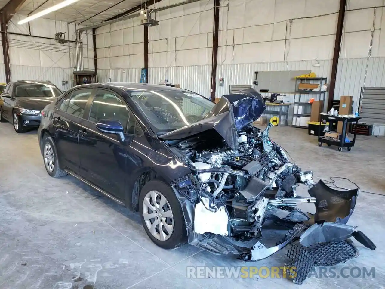 1 Photograph of a damaged car JTDEPMAE5MJ124557 TOYOTA COROLLA 2021