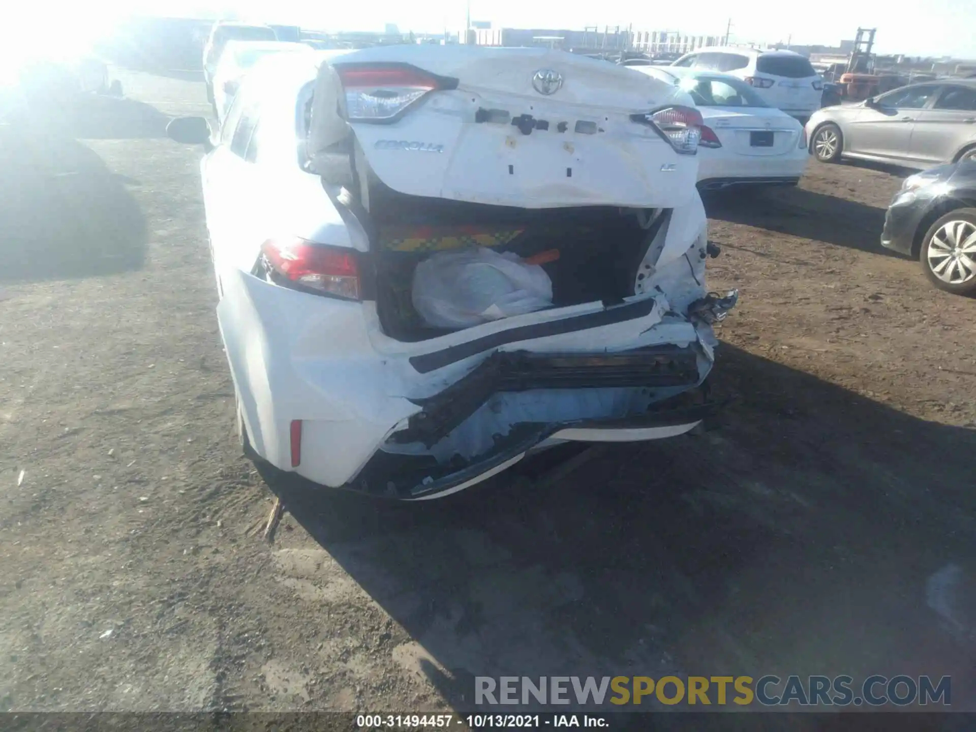 6 Photograph of a damaged car JTDEPMAE5MJ124610 TOYOTA COROLLA 2021