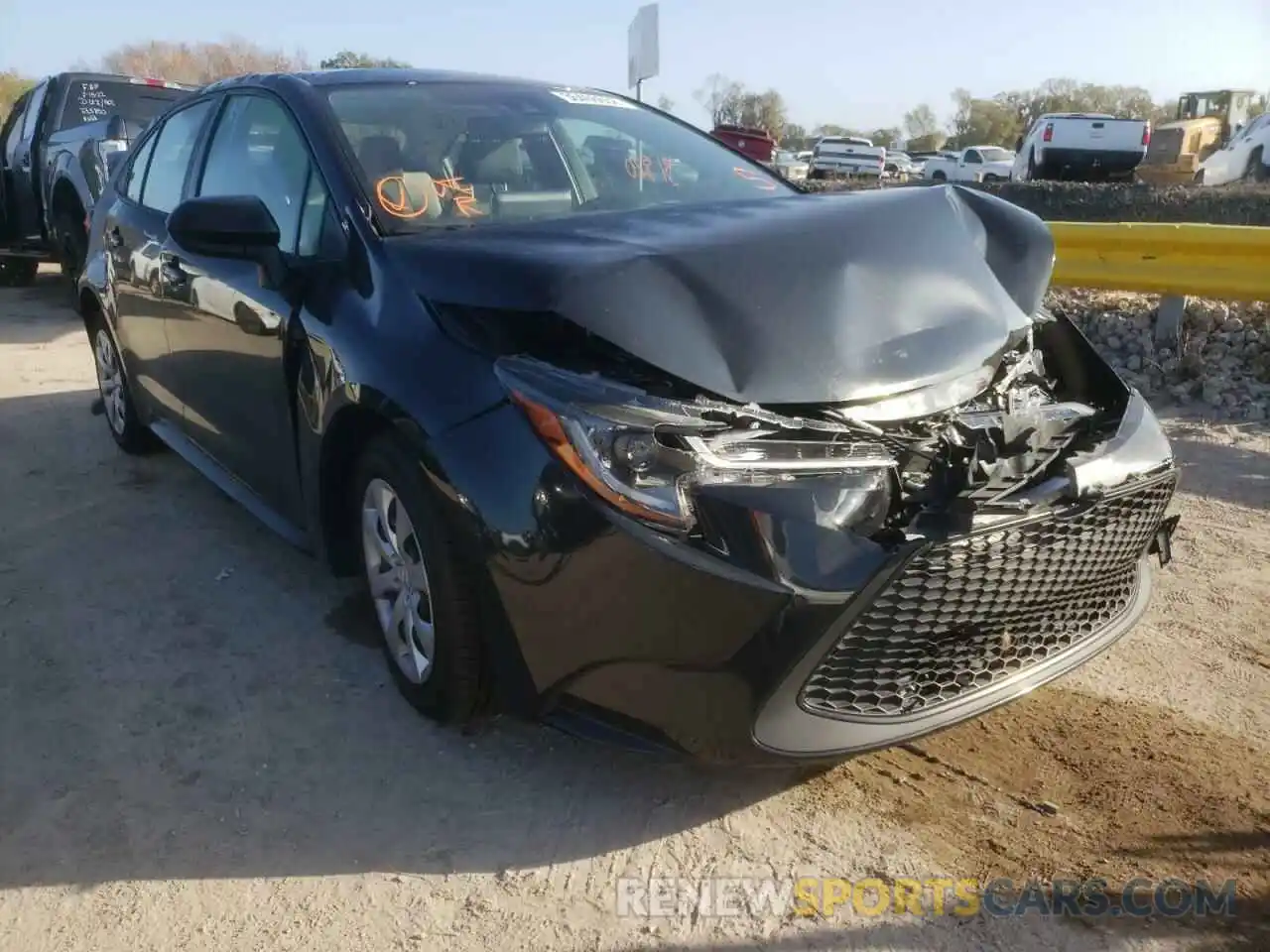 1 Photograph of a damaged car JTDEPMAE5MJ125093 TOYOTA COROLLA 2021