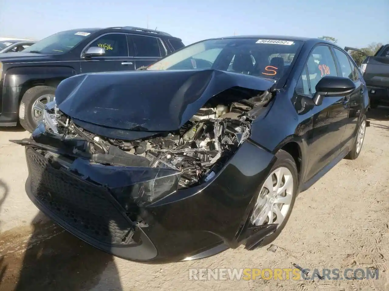 2 Photograph of a damaged car JTDEPMAE5MJ125093 TOYOTA COROLLA 2021