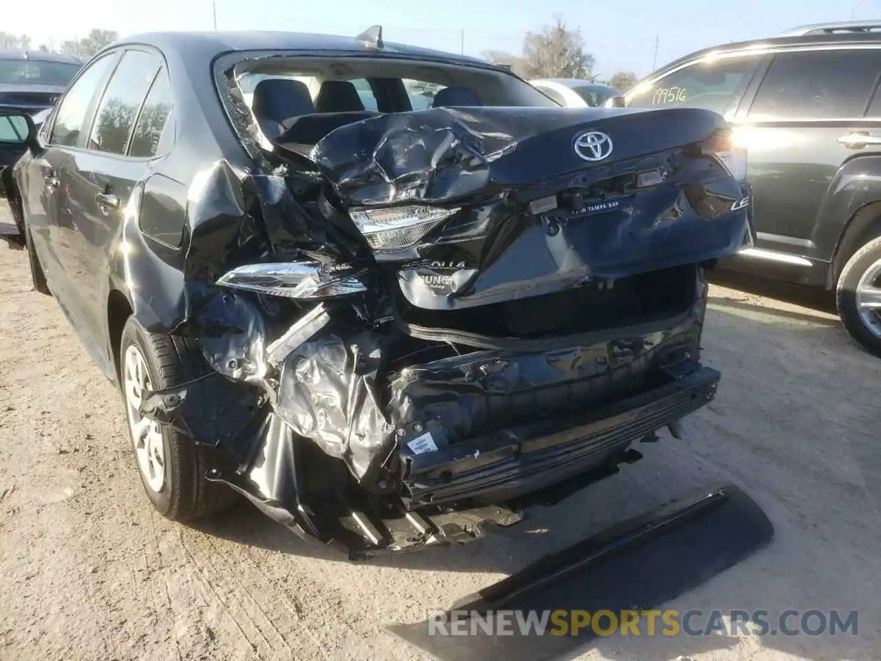 9 Photograph of a damaged car JTDEPMAE5MJ125093 TOYOTA COROLLA 2021