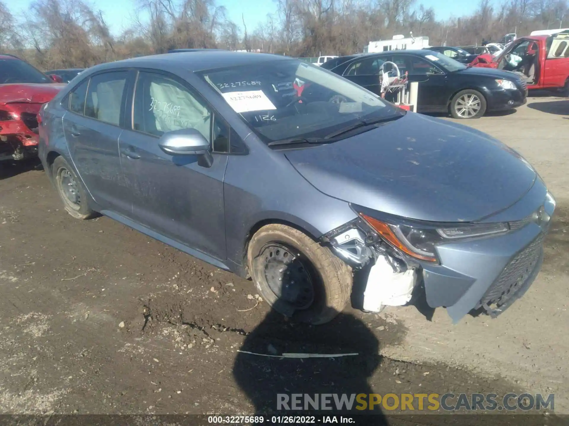 1 Photograph of a damaged car JTDEPMAE5MJ125109 TOYOTA COROLLA 2021