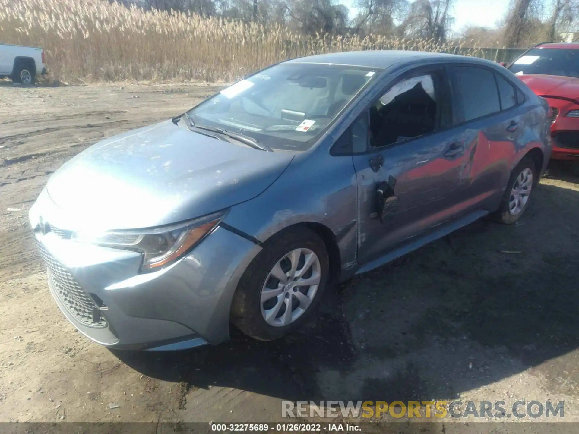 2 Photograph of a damaged car JTDEPMAE5MJ125109 TOYOTA COROLLA 2021