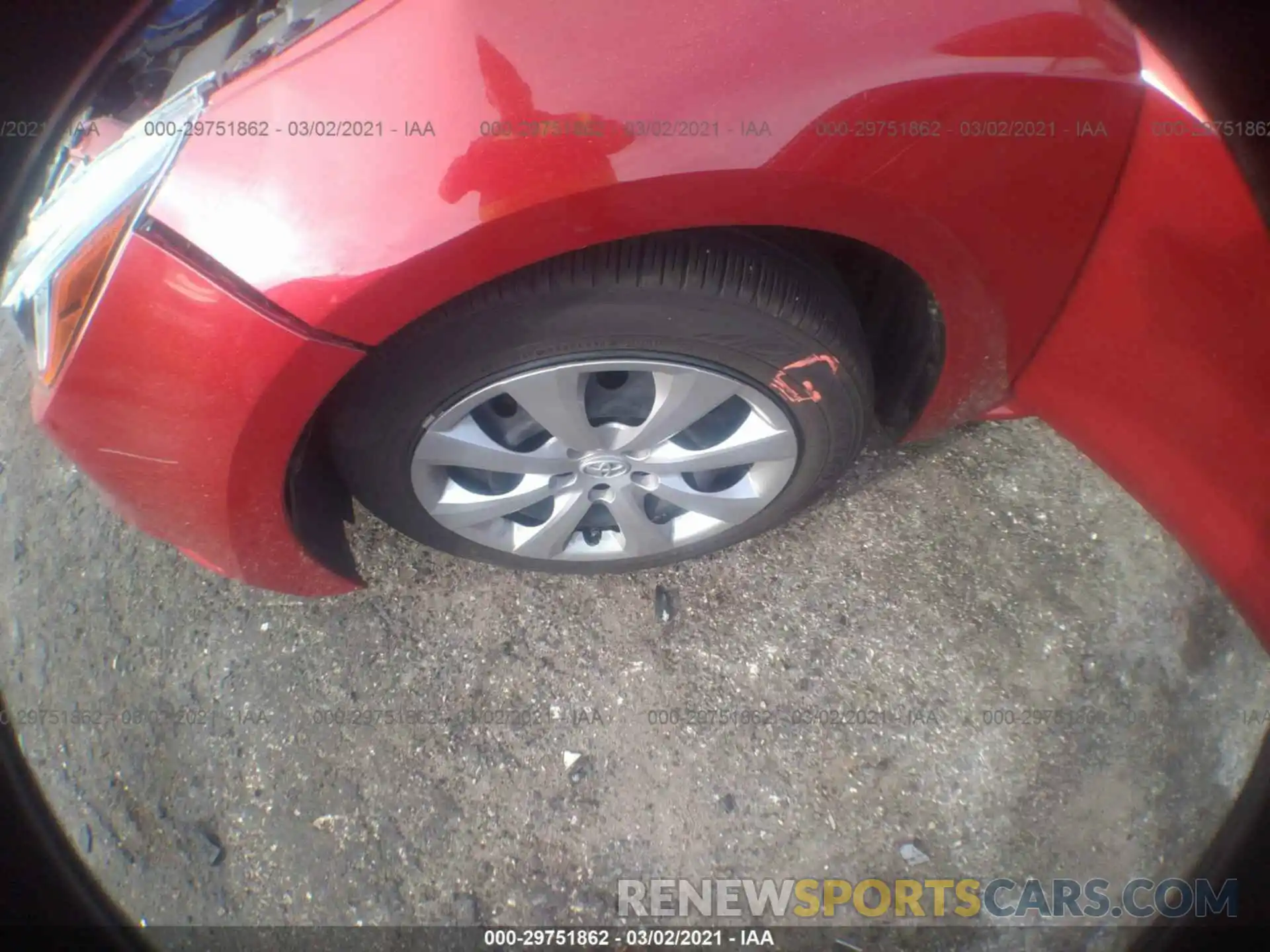 12 Photograph of a damaged car JTDEPMAE5MJ125255 TOYOTA COROLLA 2021