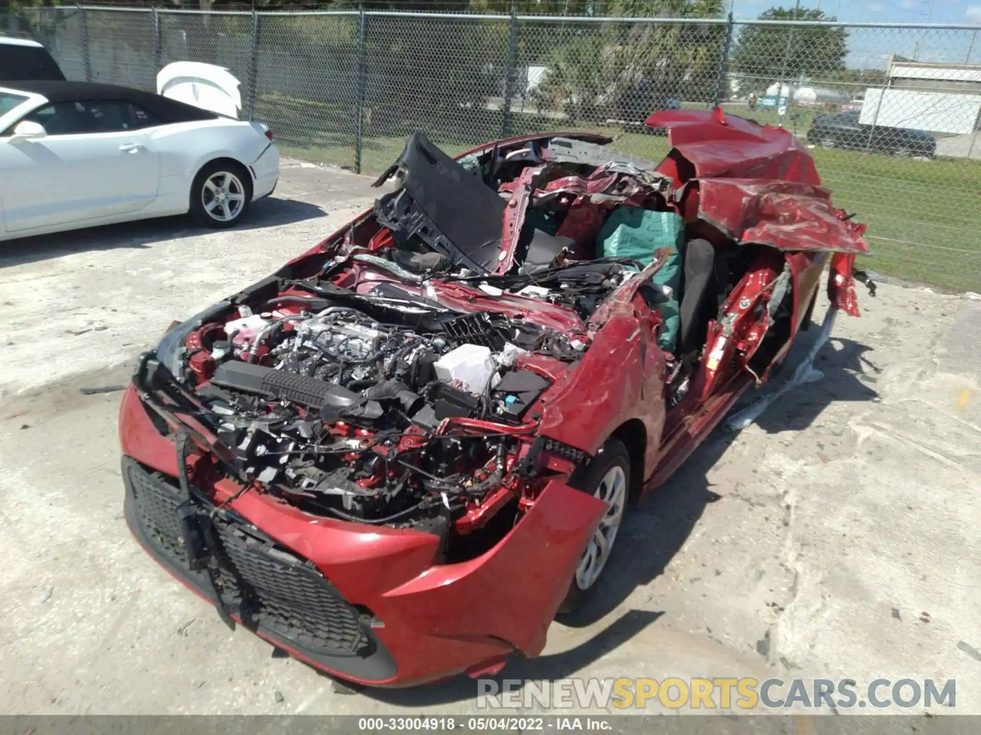 6 Photograph of a damaged car JTDEPMAE5MJ125482 TOYOTA COROLLA 2021