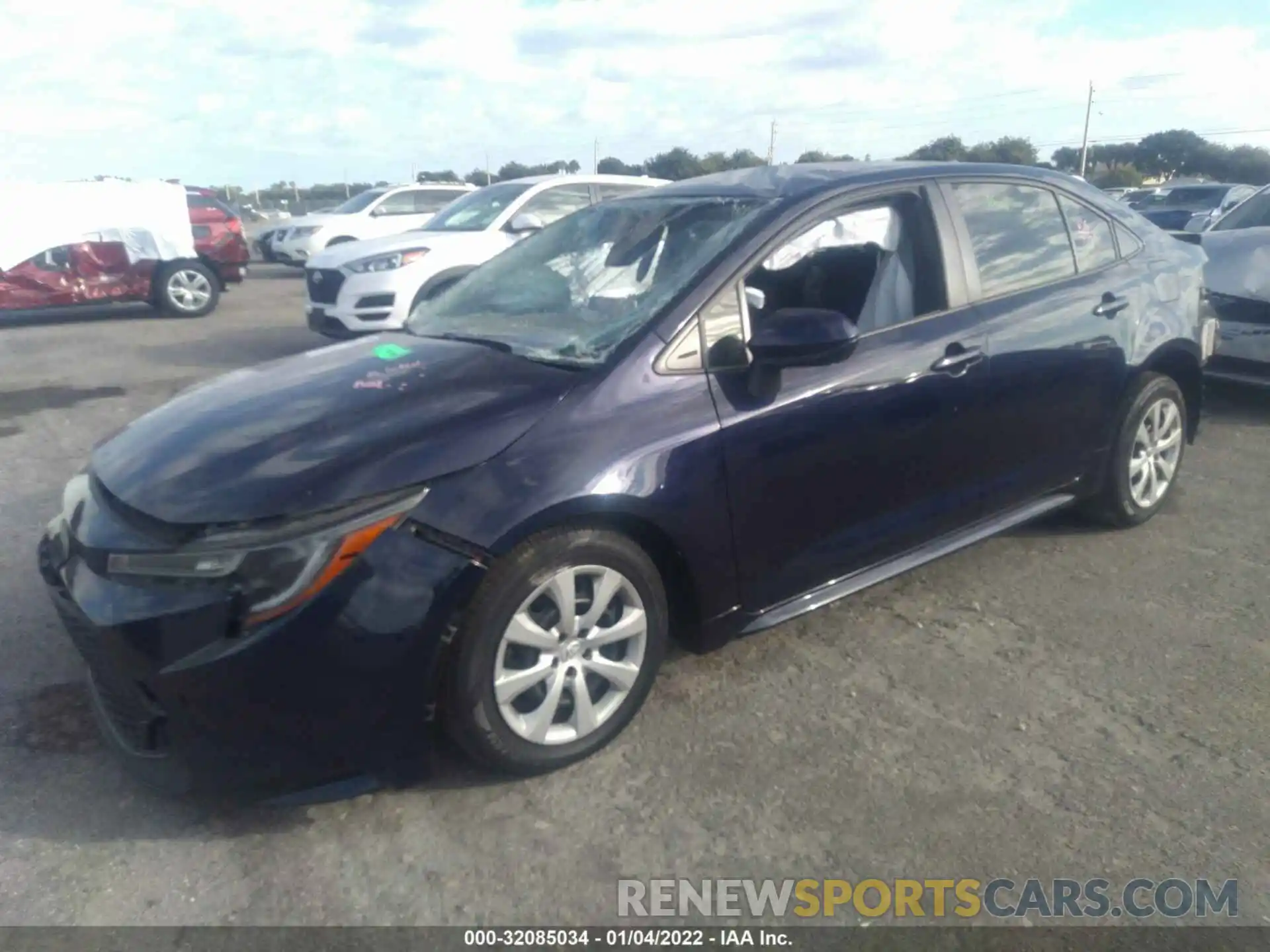 2 Photograph of a damaged car JTDEPMAE5MJ125742 TOYOTA COROLLA 2021