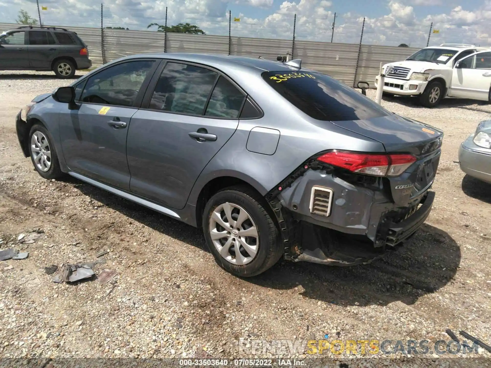 3 Photograph of a damaged car JTDEPMAE5MJ126311 TOYOTA COROLLA 2021