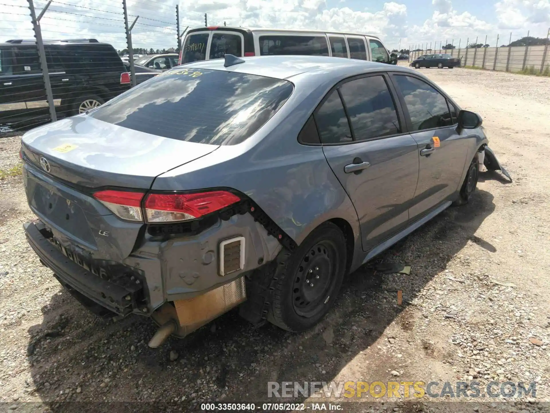 4 Photograph of a damaged car JTDEPMAE5MJ126311 TOYOTA COROLLA 2021