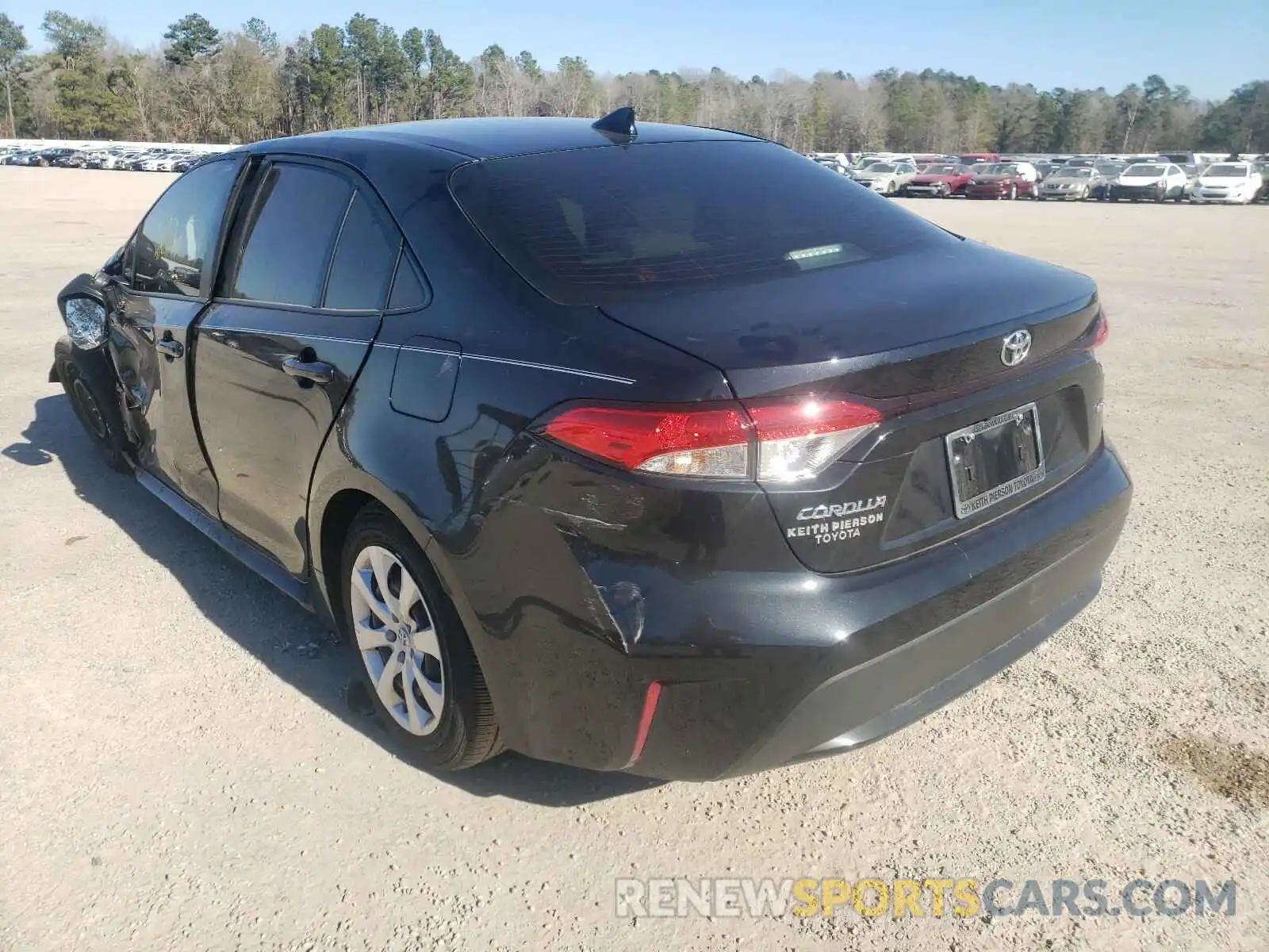 3 Photograph of a damaged car JTDEPMAE5MJ126700 TOYOTA COROLLA 2021