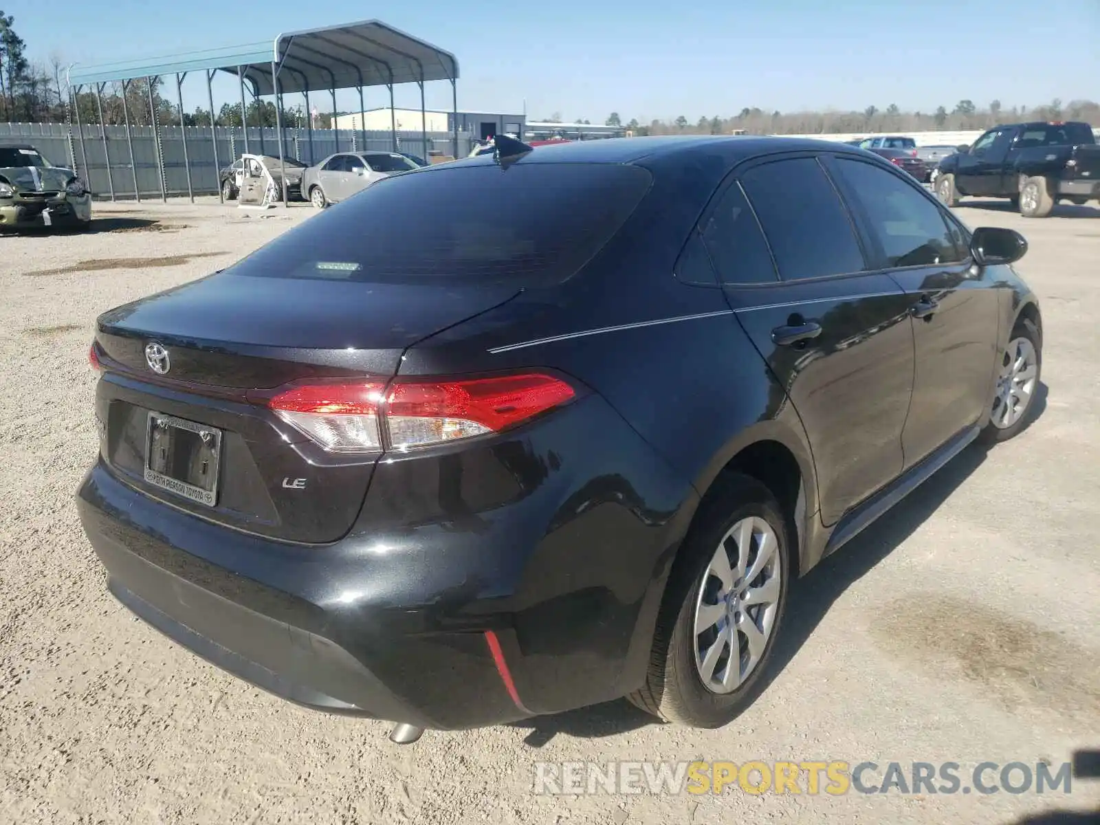 4 Photograph of a damaged car JTDEPMAE5MJ126700 TOYOTA COROLLA 2021