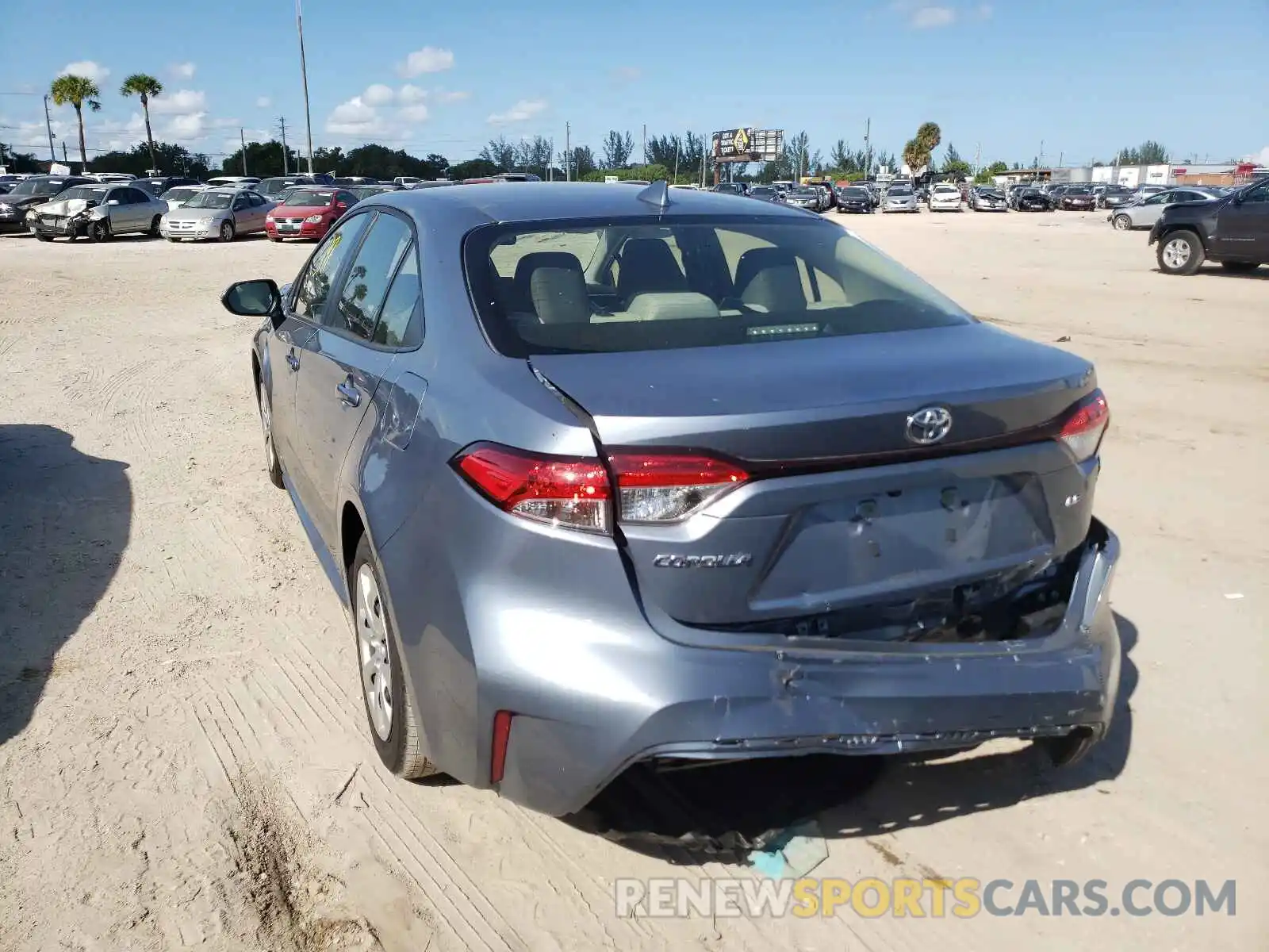 3 Photograph of a damaged car JTDEPMAE5MJ126714 TOYOTA COROLLA 2021