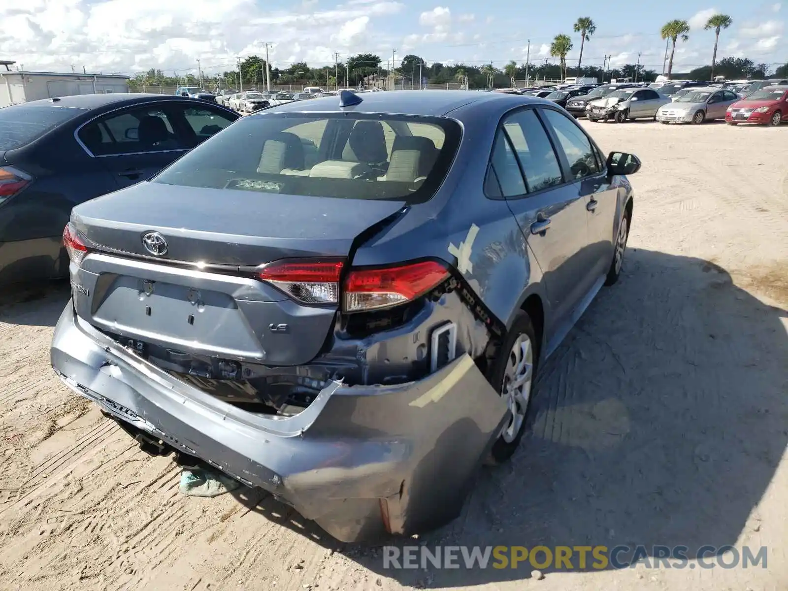 4 Photograph of a damaged car JTDEPMAE5MJ126714 TOYOTA COROLLA 2021