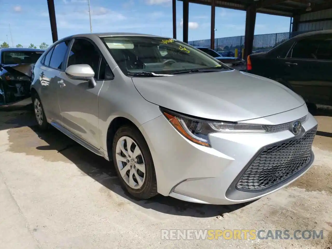 1 Photograph of a damaged car JTDEPMAE5MJ126776 TOYOTA COROLLA 2021