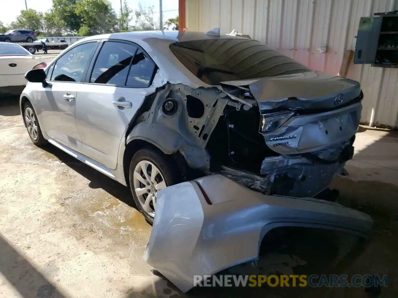 3 Photograph of a damaged car JTDEPMAE5MJ126776 TOYOTA COROLLA 2021