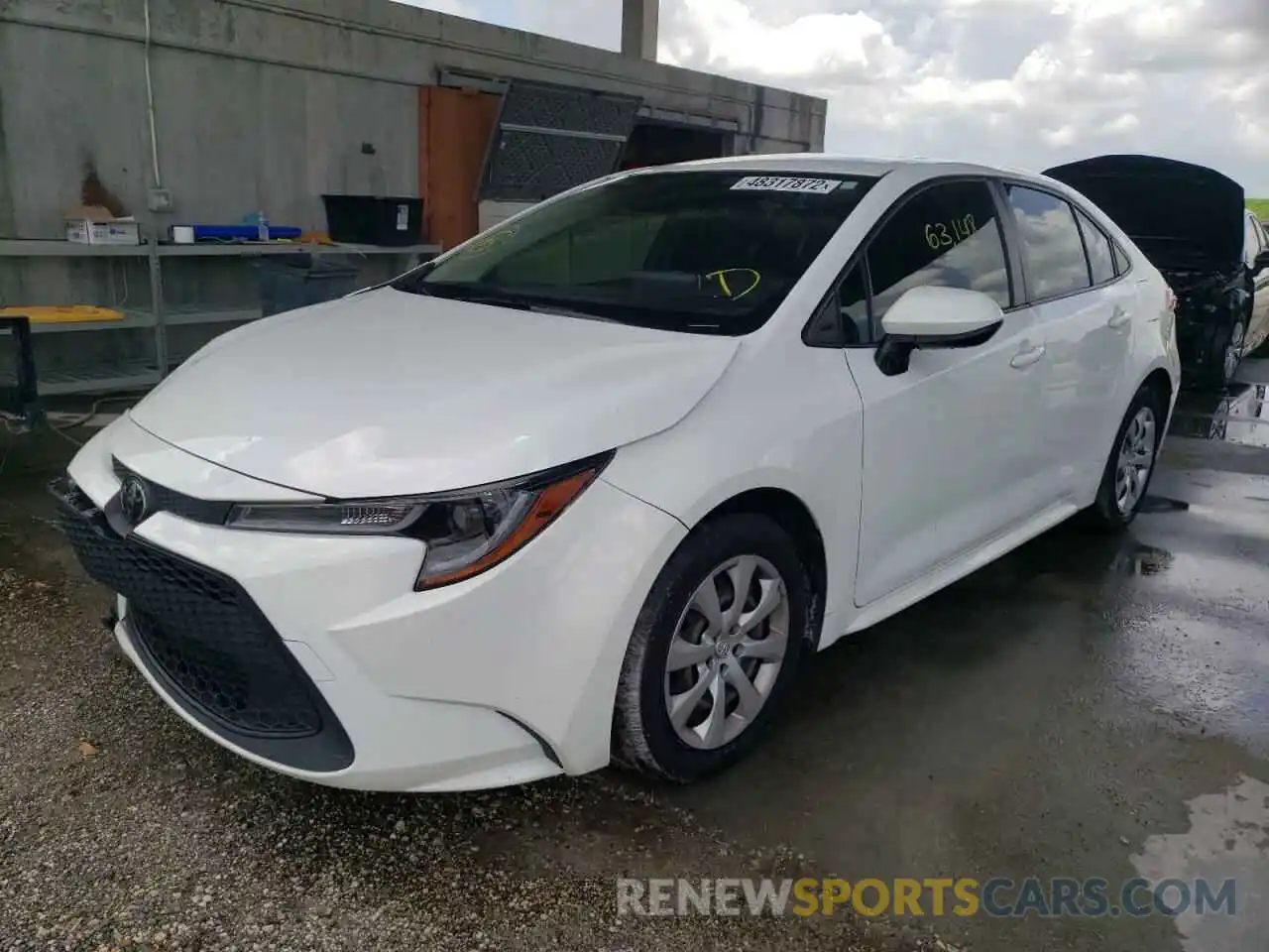 2 Photograph of a damaged car JTDEPMAE5MJ127135 TOYOTA COROLLA 2021