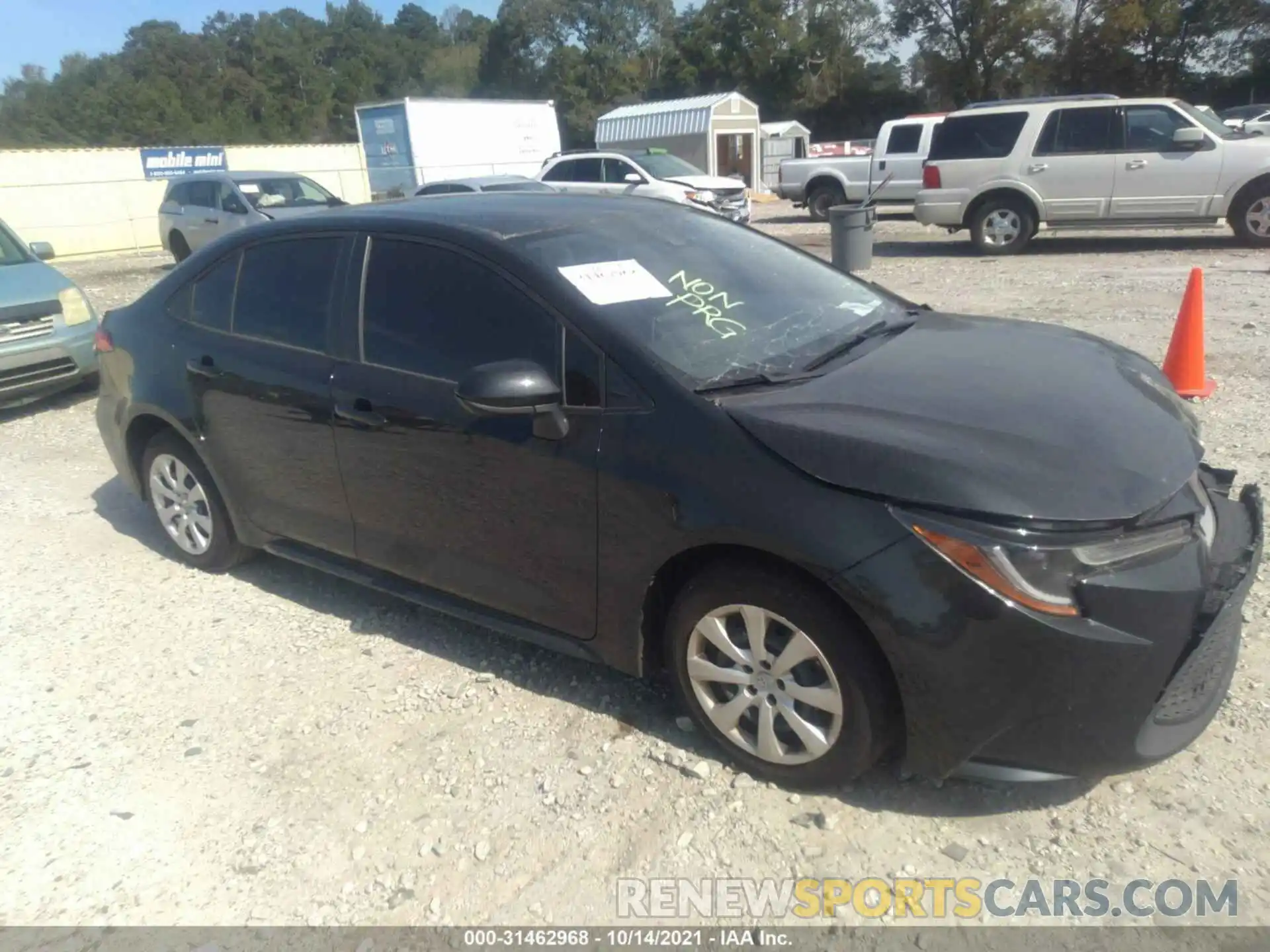 1 Photograph of a damaged car JTDEPMAE5MJ127765 TOYOTA COROLLA 2021