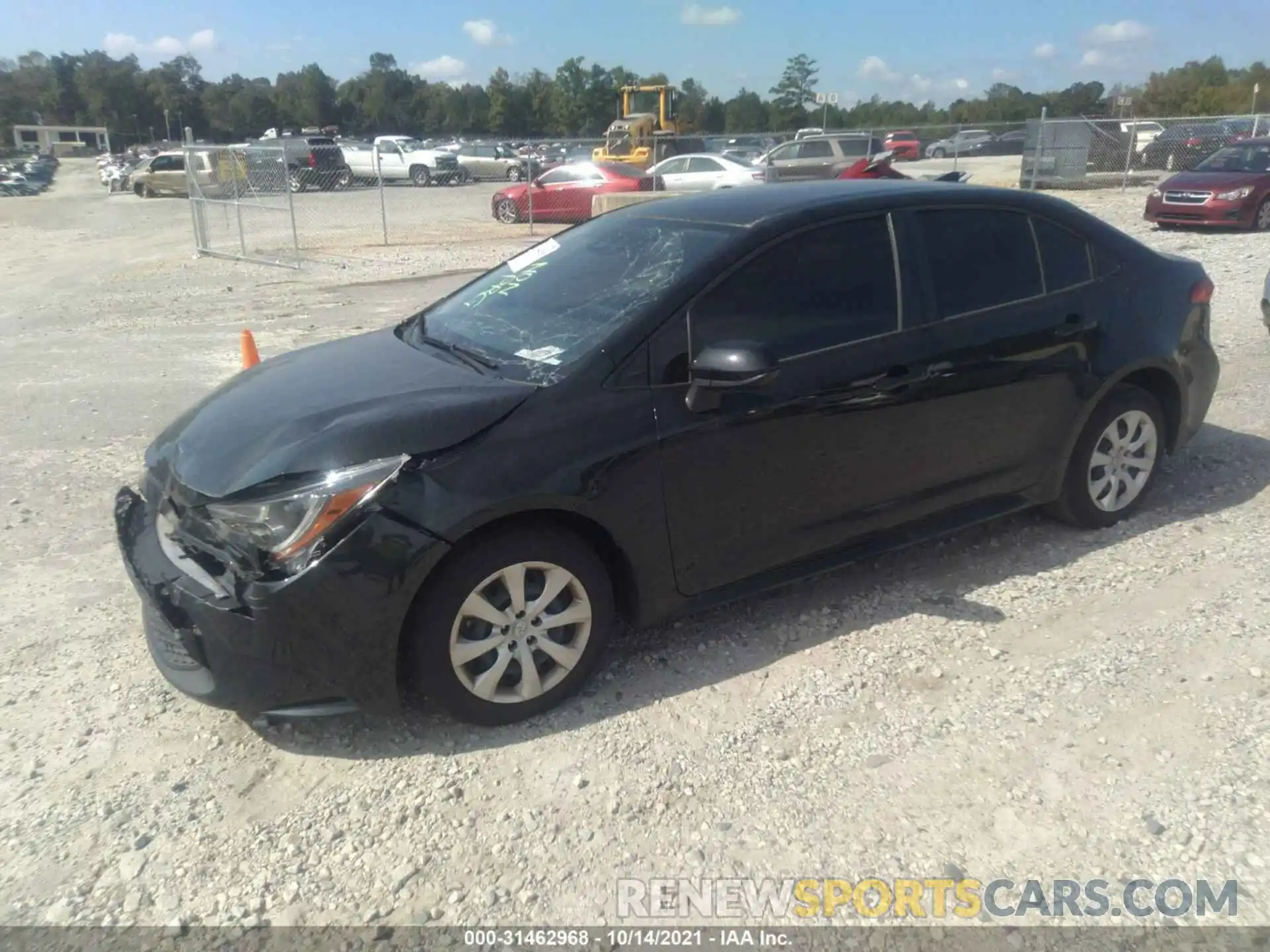 2 Photograph of a damaged car JTDEPMAE5MJ127765 TOYOTA COROLLA 2021