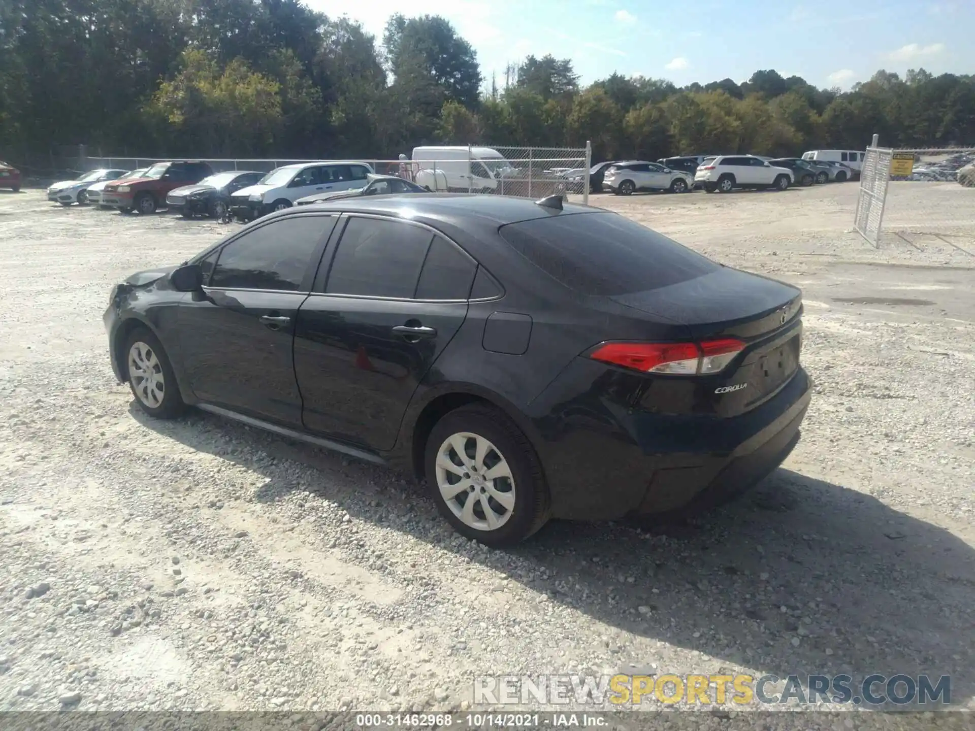 3 Photograph of a damaged car JTDEPMAE5MJ127765 TOYOTA COROLLA 2021