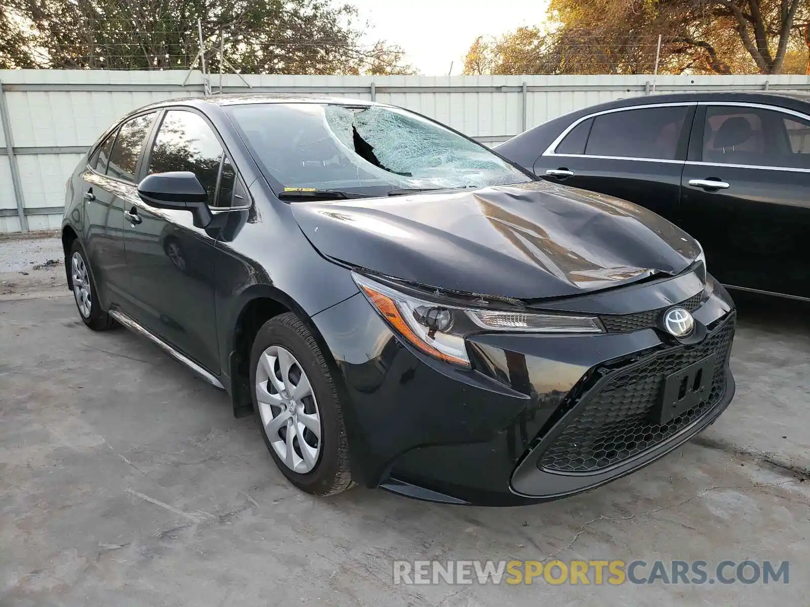 1 Photograph of a damaged car JTDEPMAE5MJ127829 TOYOTA COROLLA 2021