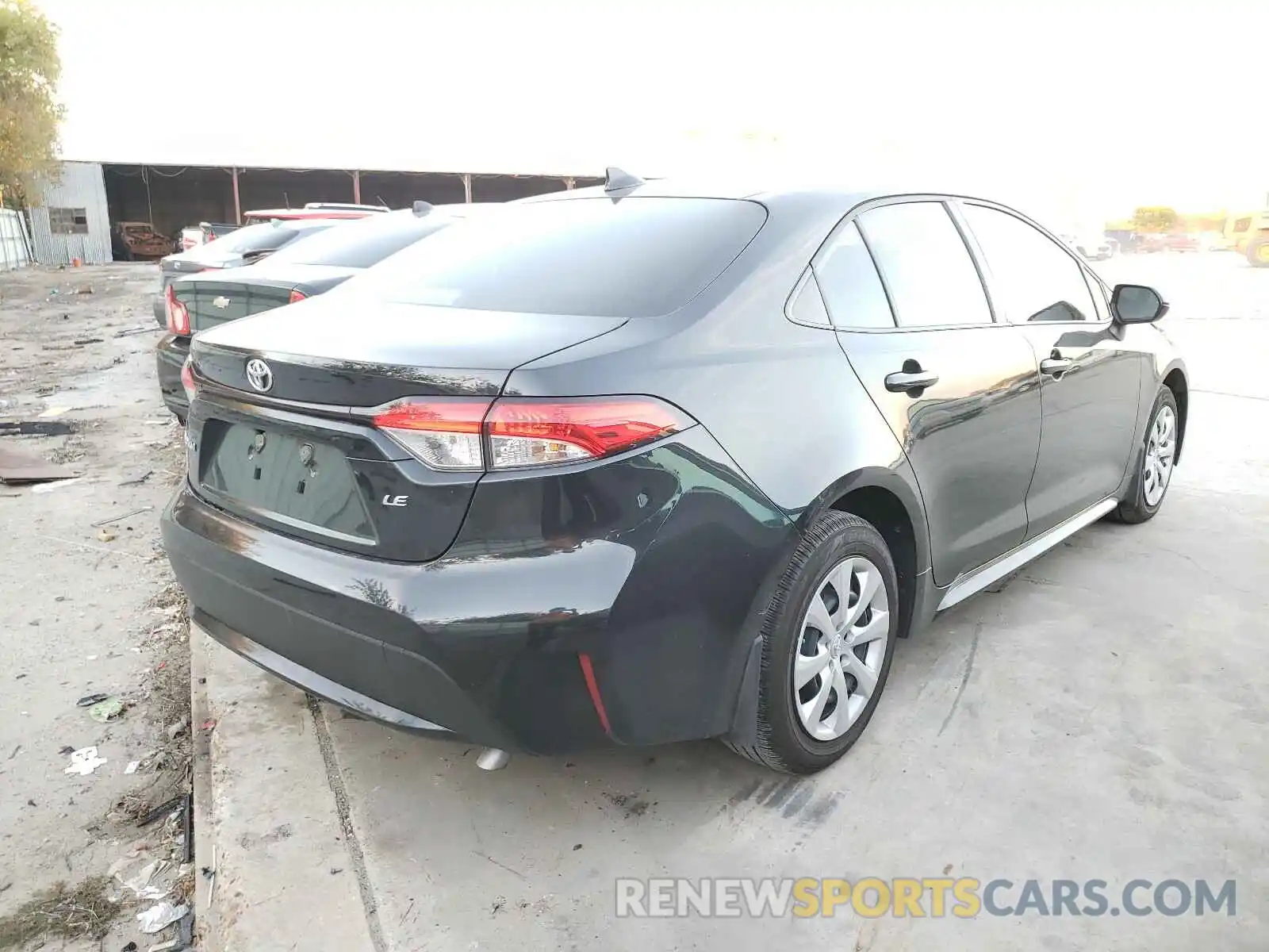 4 Photograph of a damaged car JTDEPMAE5MJ127829 TOYOTA COROLLA 2021