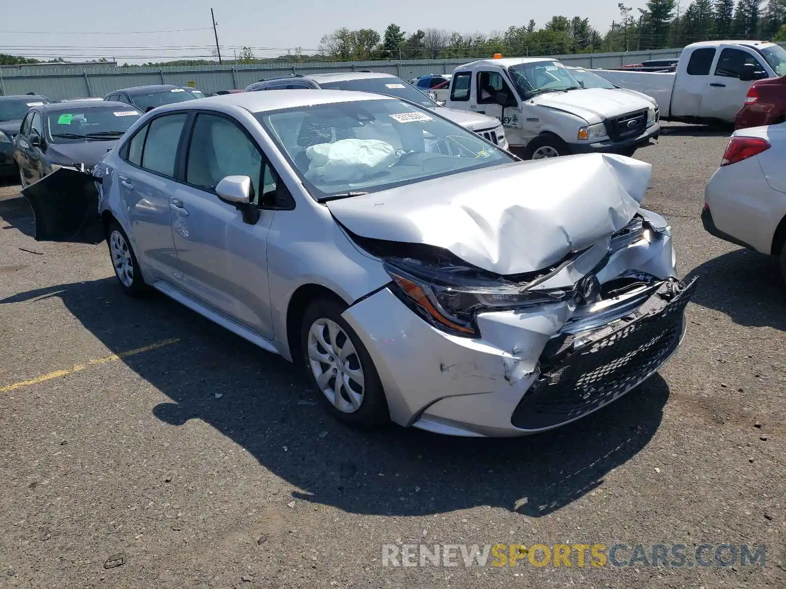 1 Photograph of a damaged car JTDEPMAE5MJ128141 TOYOTA COROLLA 2021