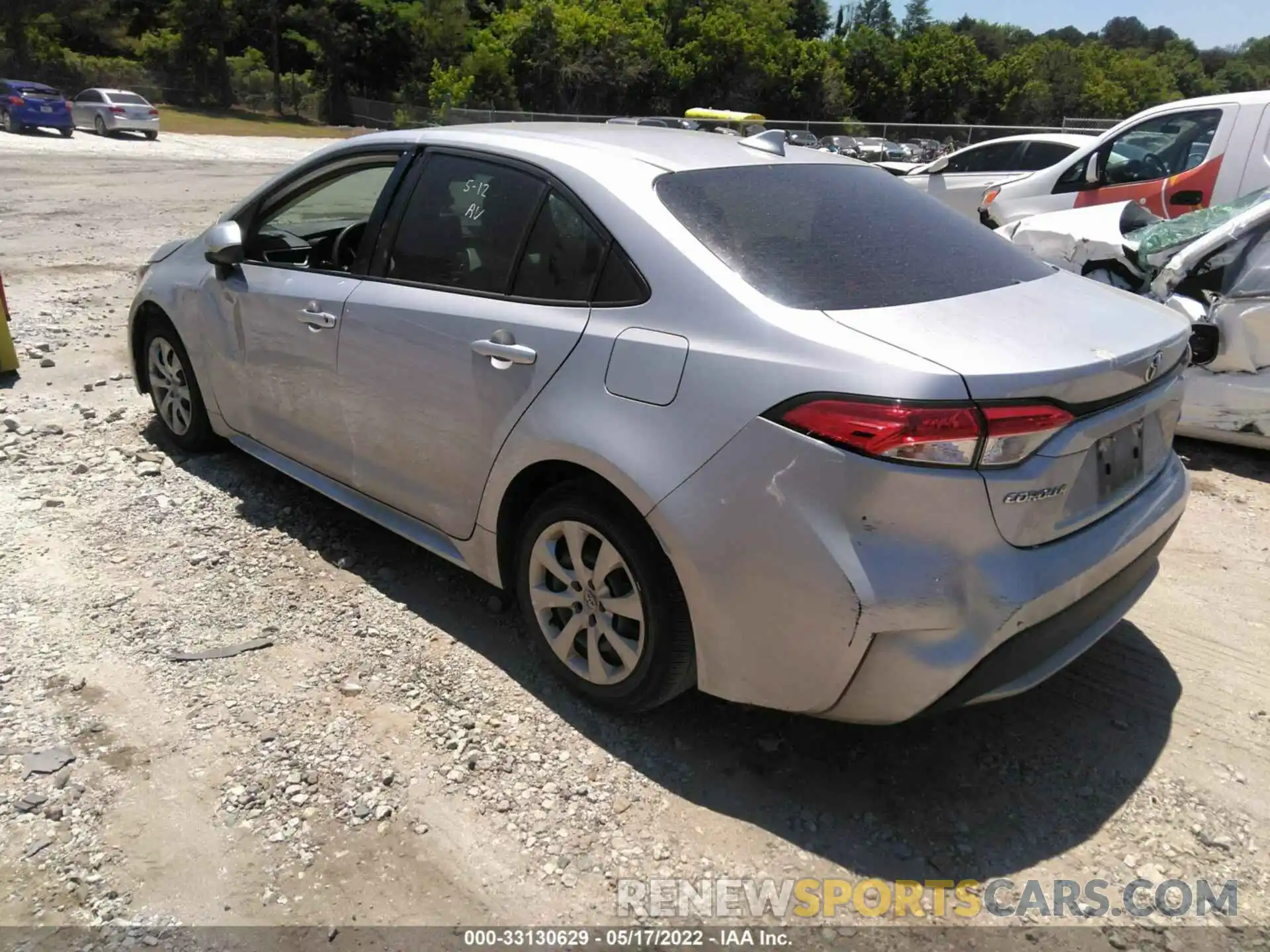 3 Photograph of a damaged car JTDEPMAE5MJ128205 TOYOTA COROLLA 2021