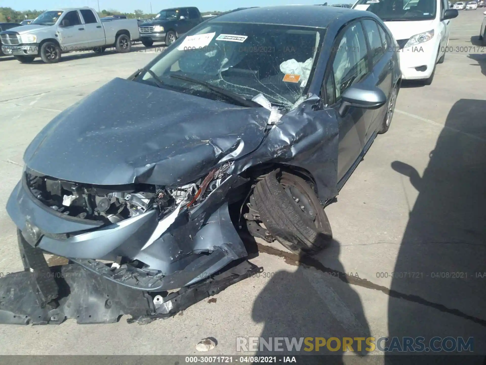 6 Photograph of a damaged car JTDEPMAE5MJ128494 TOYOTA COROLLA 2021