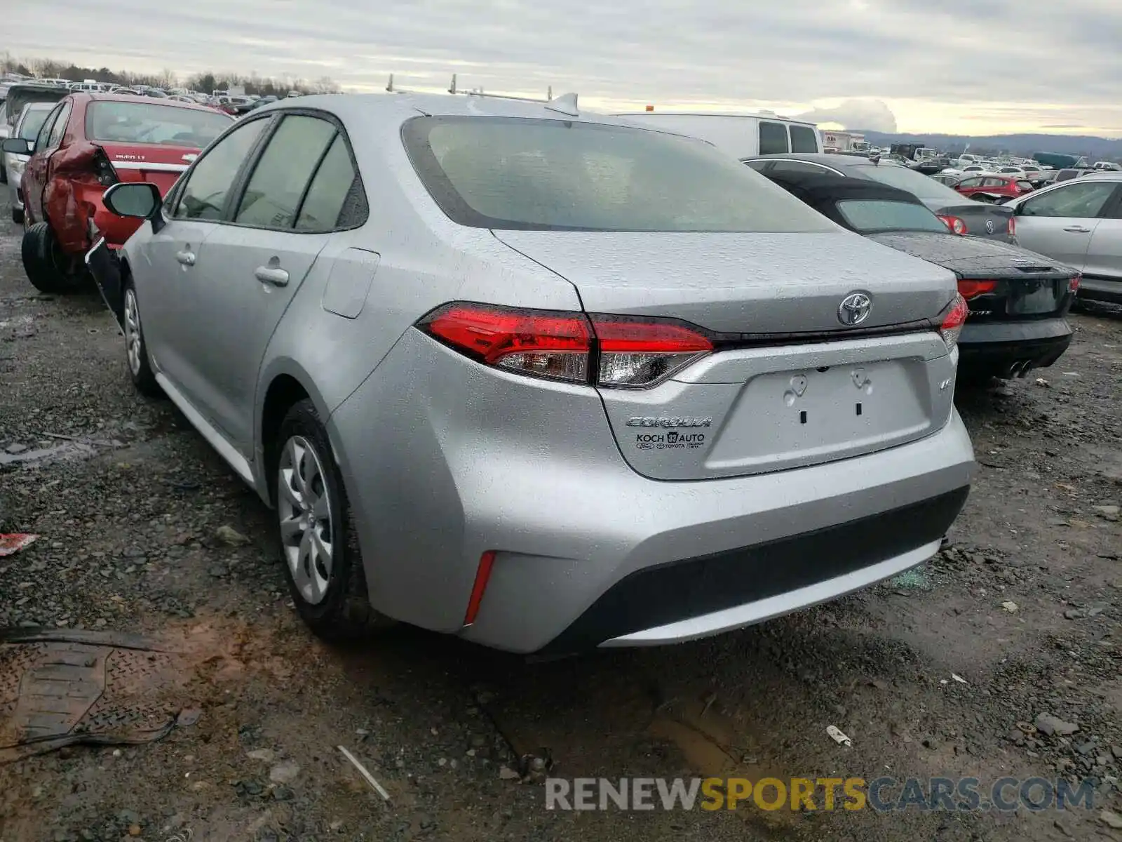 3 Photograph of a damaged car JTDEPMAE5MJ131783 TOYOTA COROLLA 2021